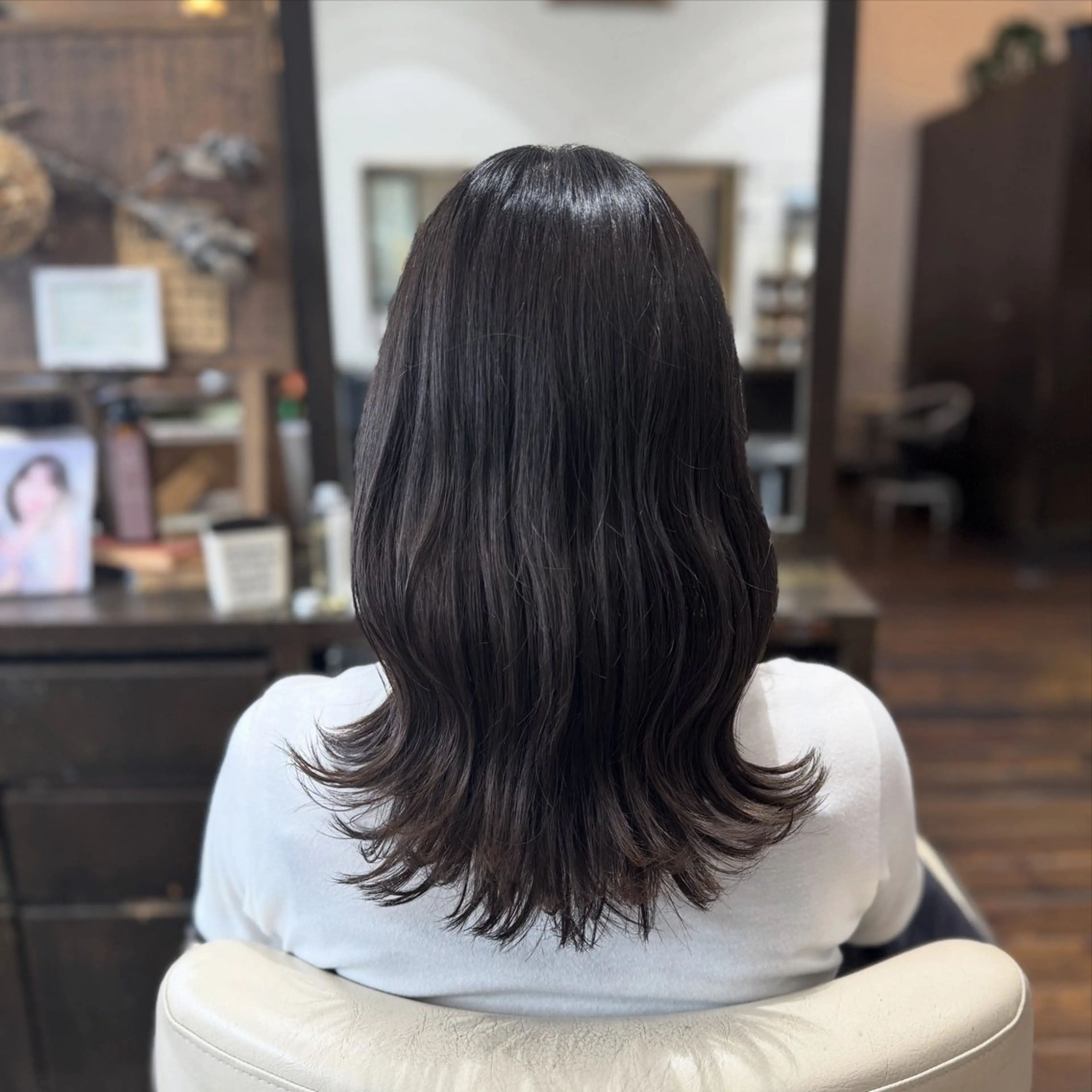 ロング ヘアカラー 川瀬 陽南子のヘアスタイル