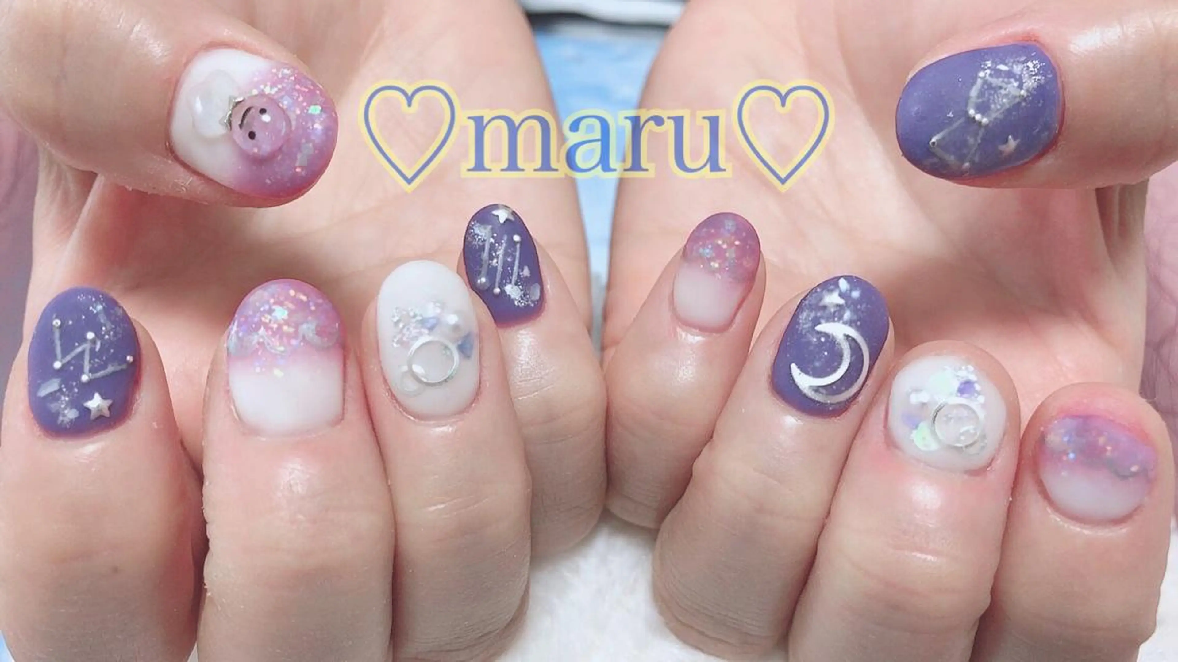 ネイル ハンドネイル フットネイル まるみ ♡のネイルデザイン