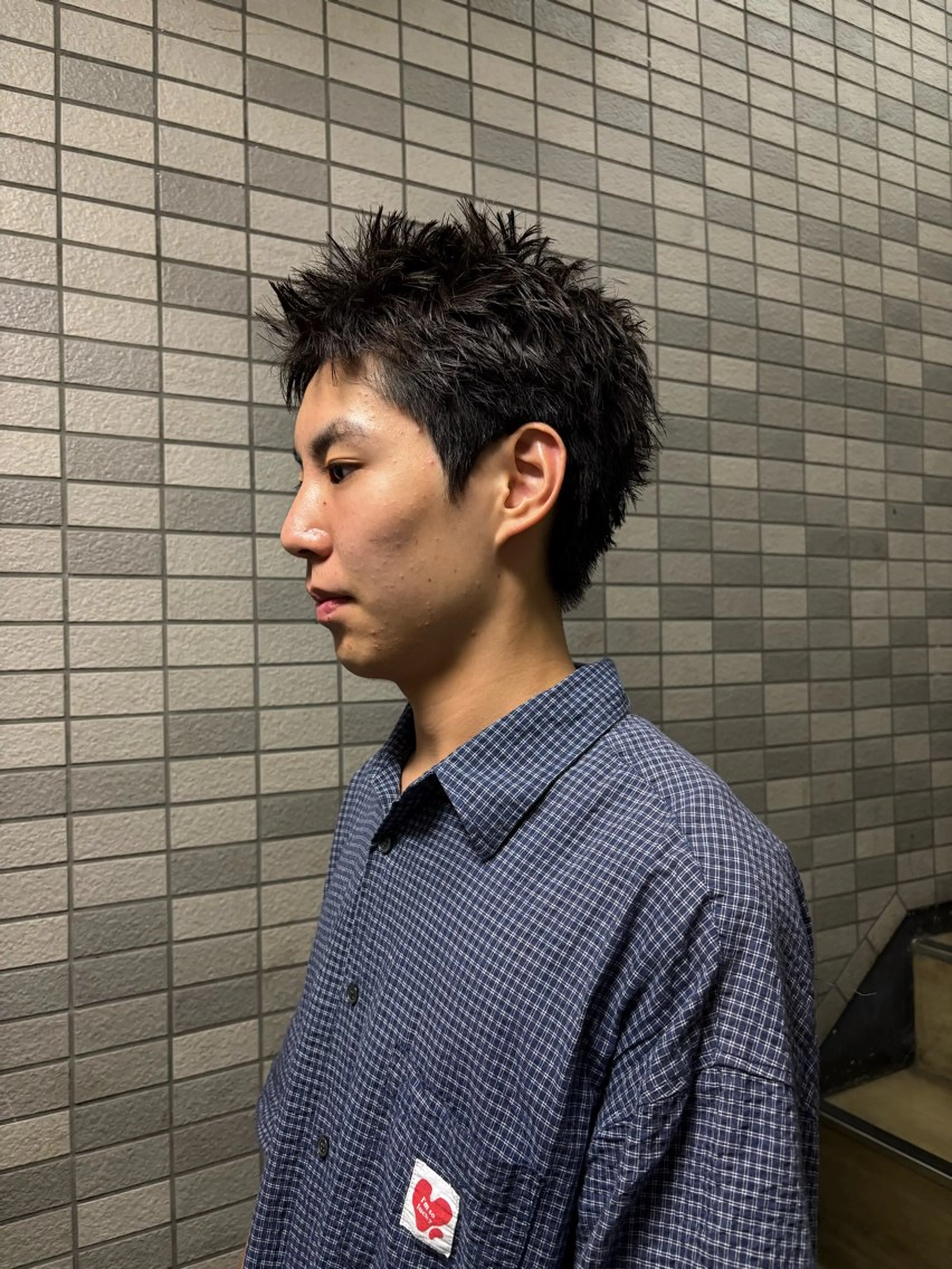 ショート パーマ メンズ メンズブリーチ メンズハイライト メンズインナーカラー メンズパーマ プードルパーマ カット charme所属・💈メンズカット ✂︎伊藤大輝💈のヘアスタイル