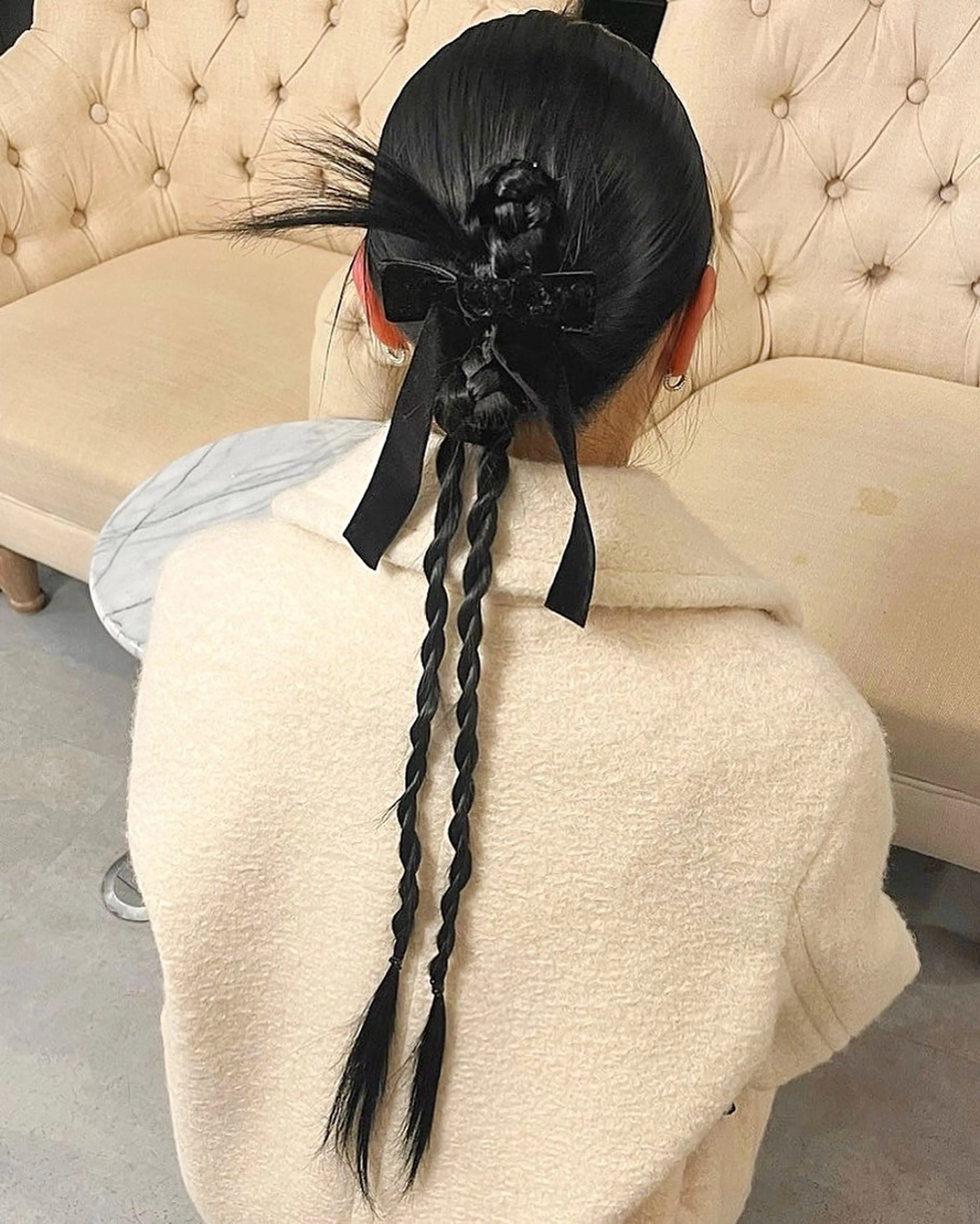 ロング ヘアカラー ROVER所属・モテメンズヘア／ 艶カラー YURIのヘアスタイル