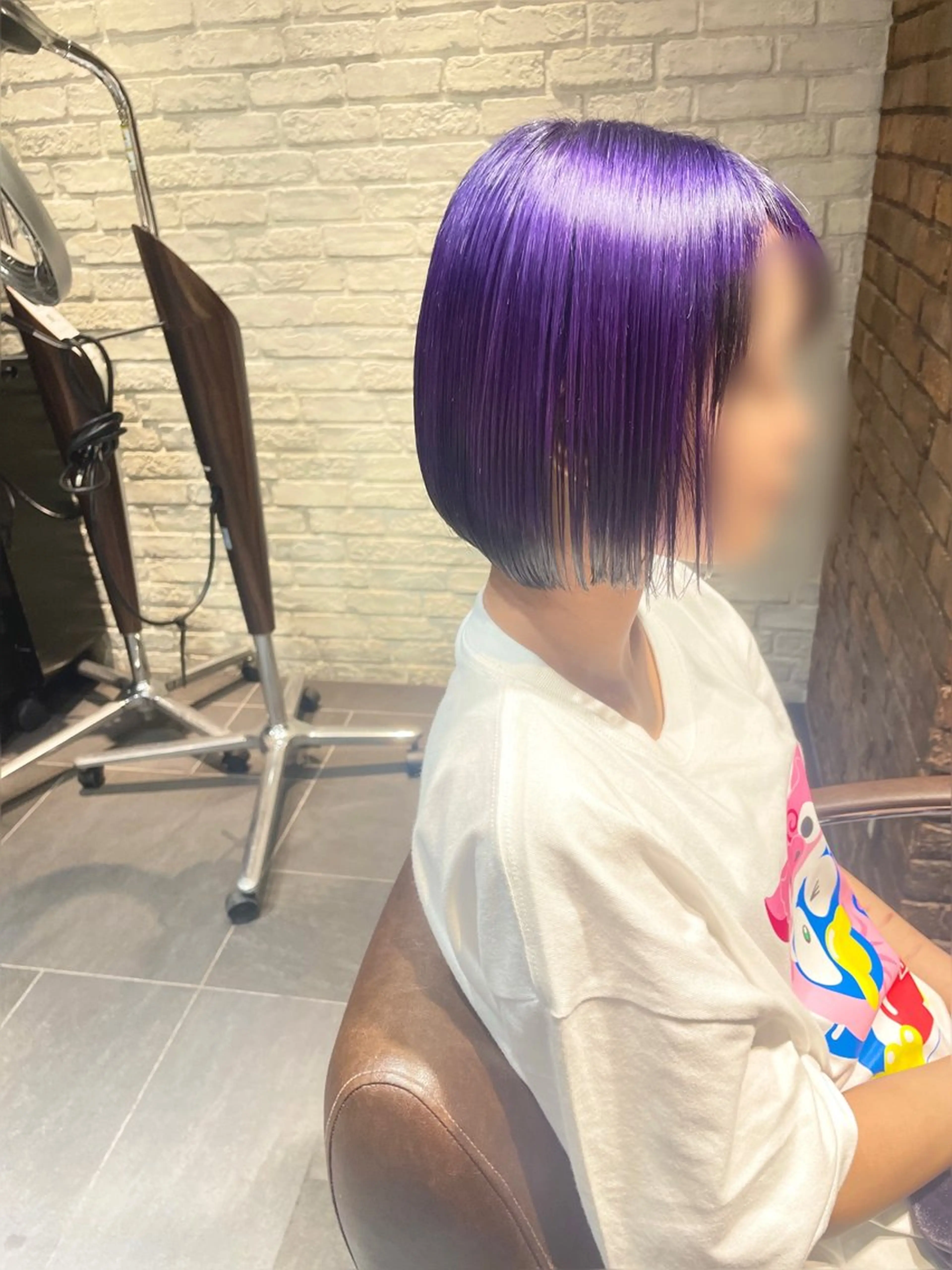 ショート カラー ブリーチ＆縮毛矯正 🧸tomoki🧸のヘアスタイル