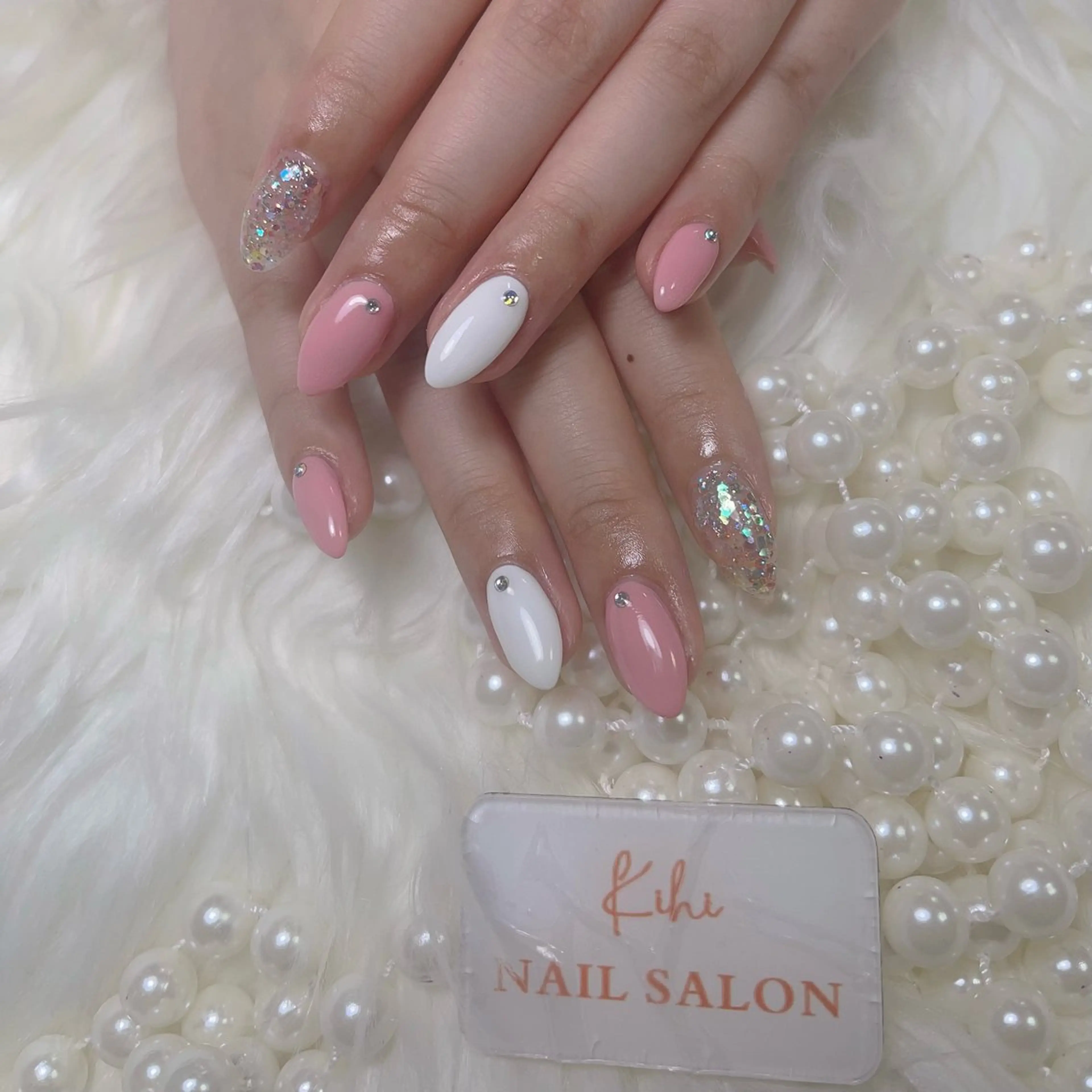 ネイル ハンドネイル ハンドケア さくら💮💮 【オフ無料】のネイルデザイン