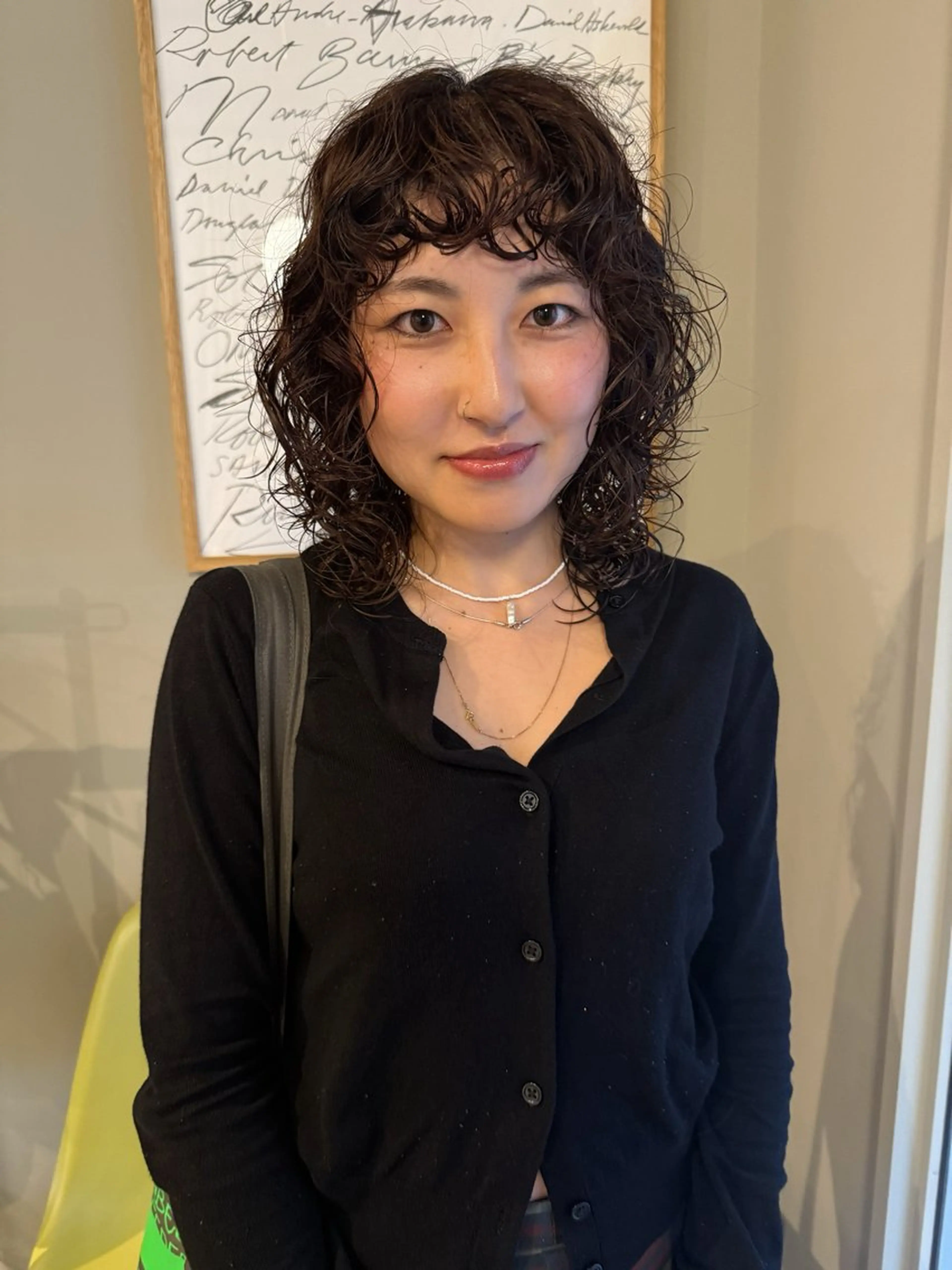 ミディアム パーマ ミディアムパーマ muku所属・ボブ/パーマ /muku サリのヘアスタイル