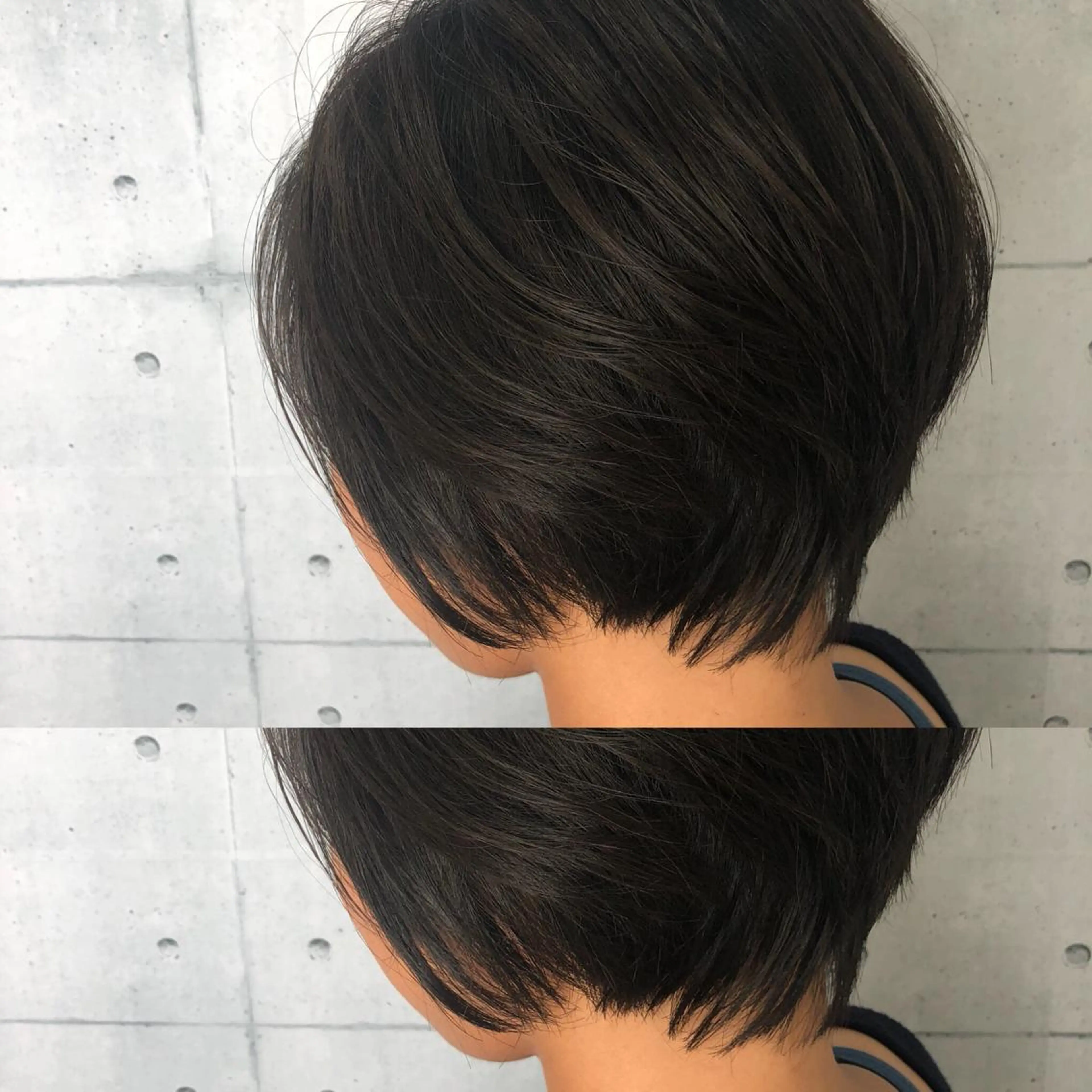 ショート カラー 金沢 広美のヘアスタイル