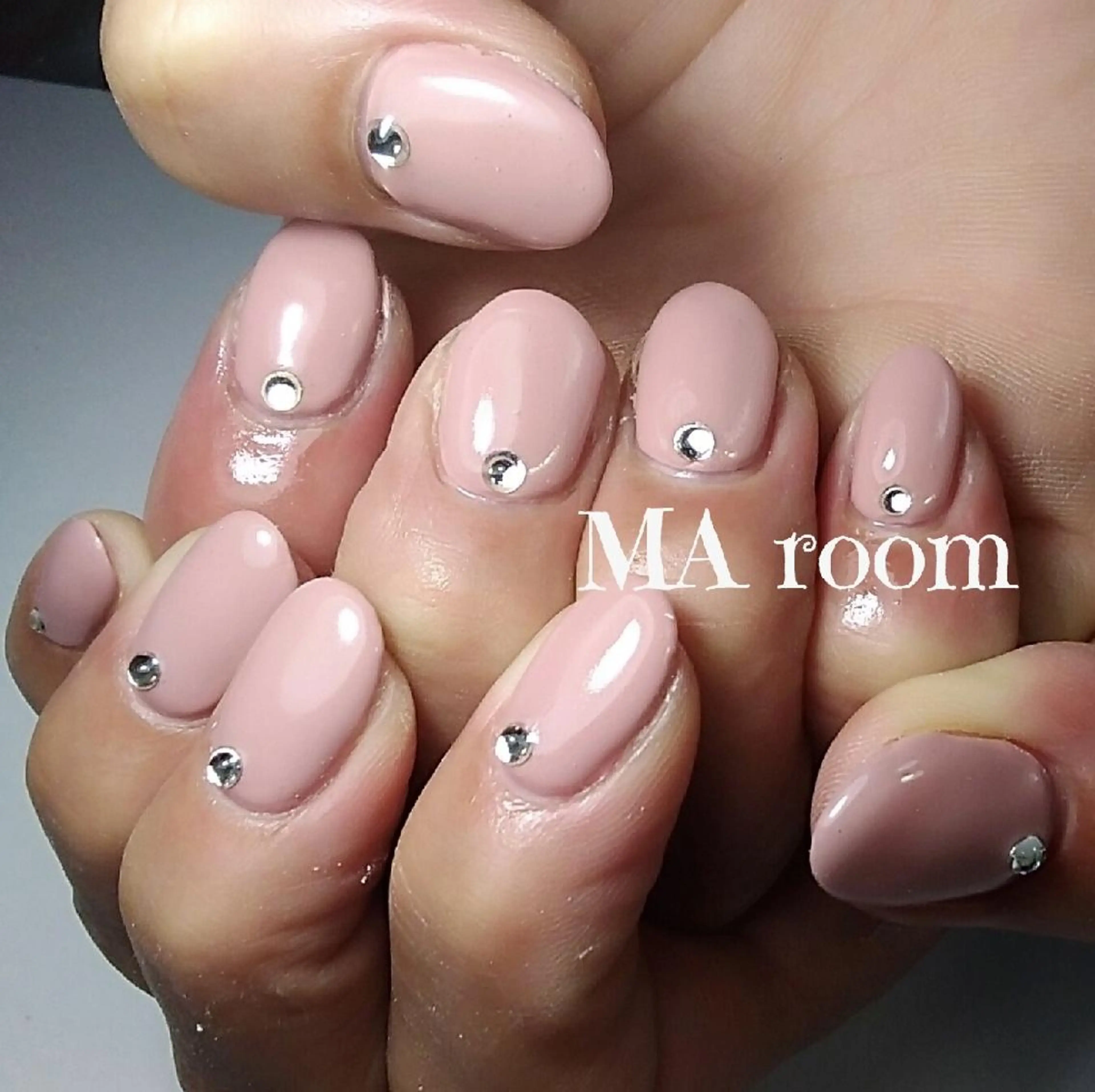 ネイル ストーンネイル ＆MERCI所属・&MERCI nail maoのネイルデザイン