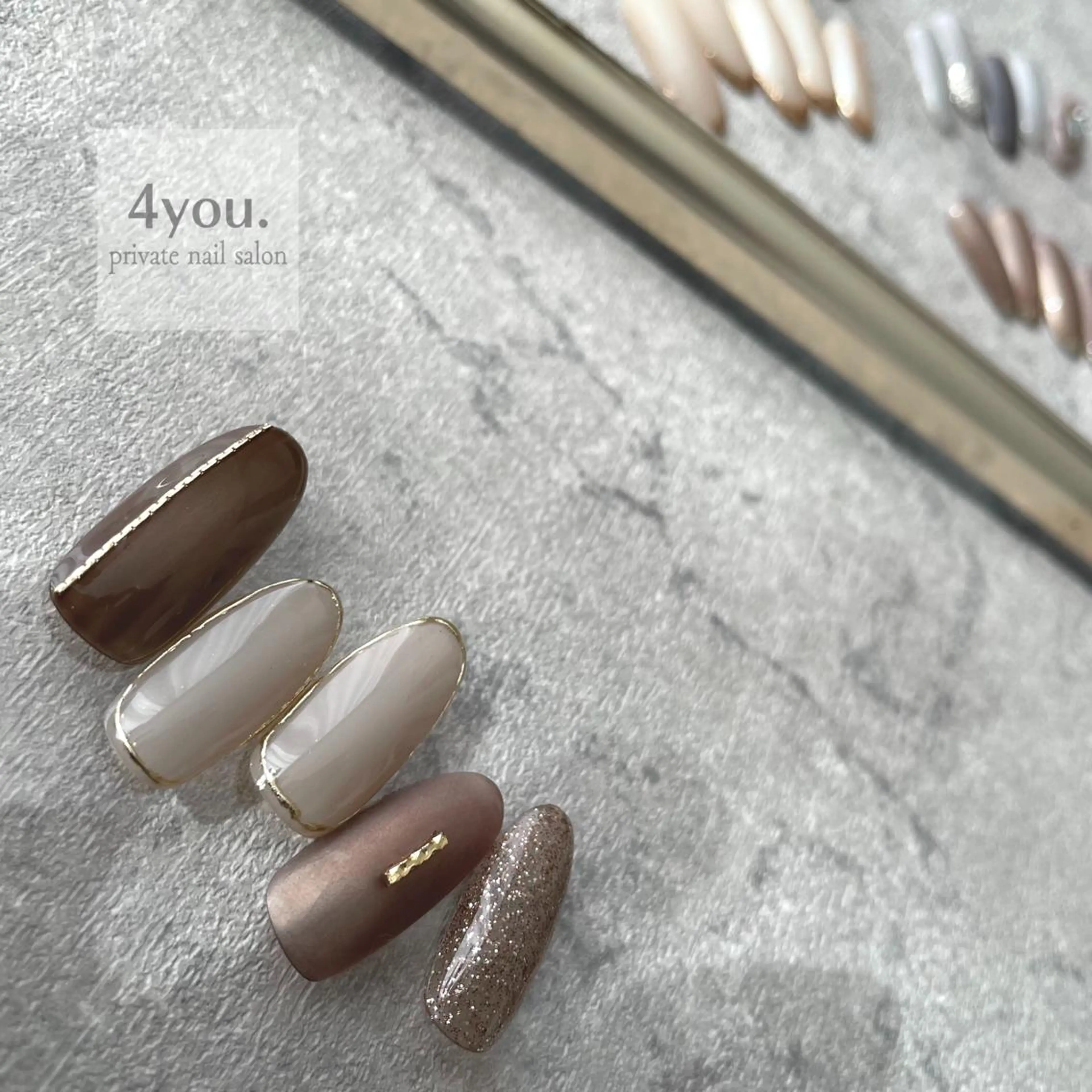 ネイル nail salon ４ｙｏｕ．のネイルデザイン