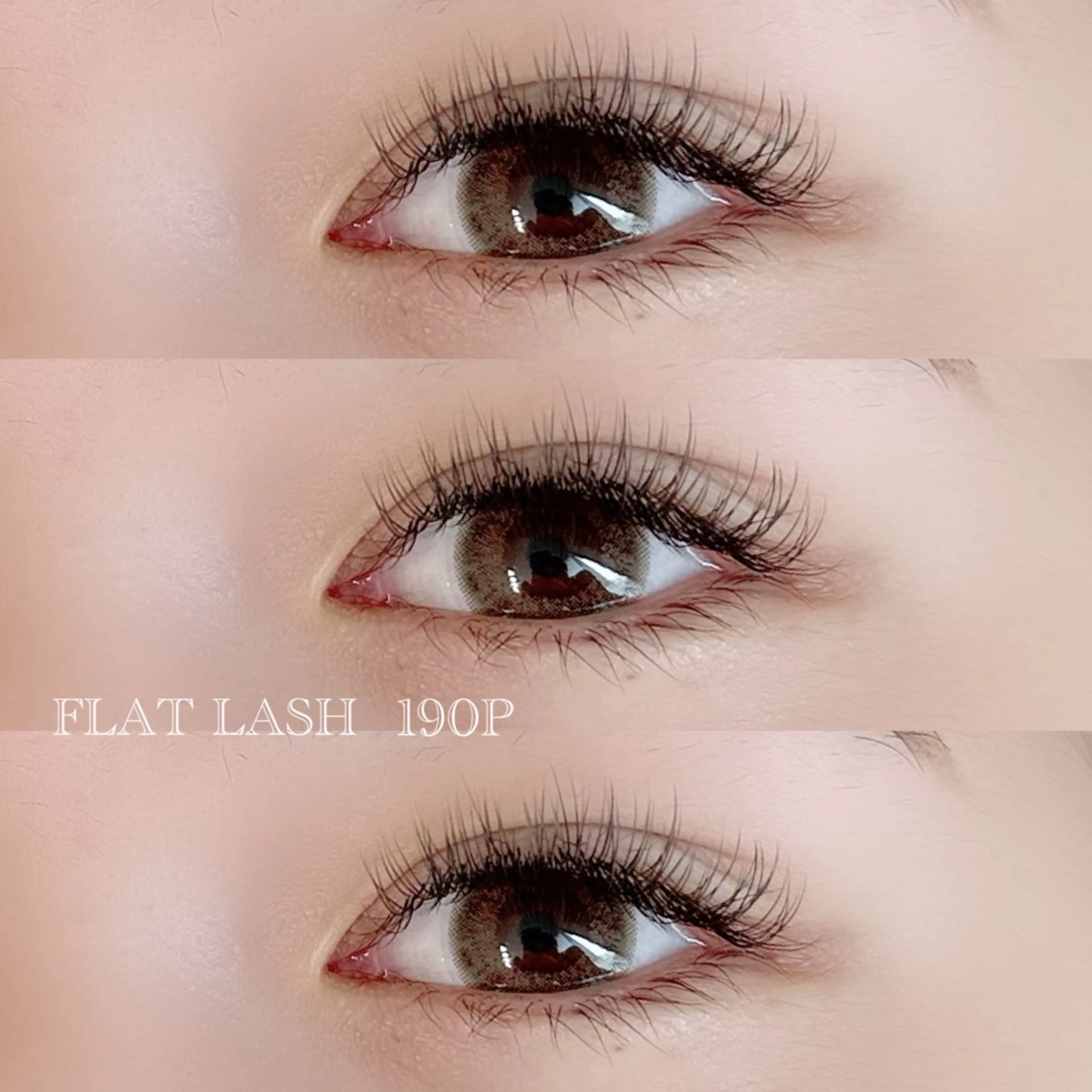 マツエク・マツパ 付け放題 フラットラッシュ Rimi【リーミ】 なかもず店　　マユのマツエク・マツパデザイン