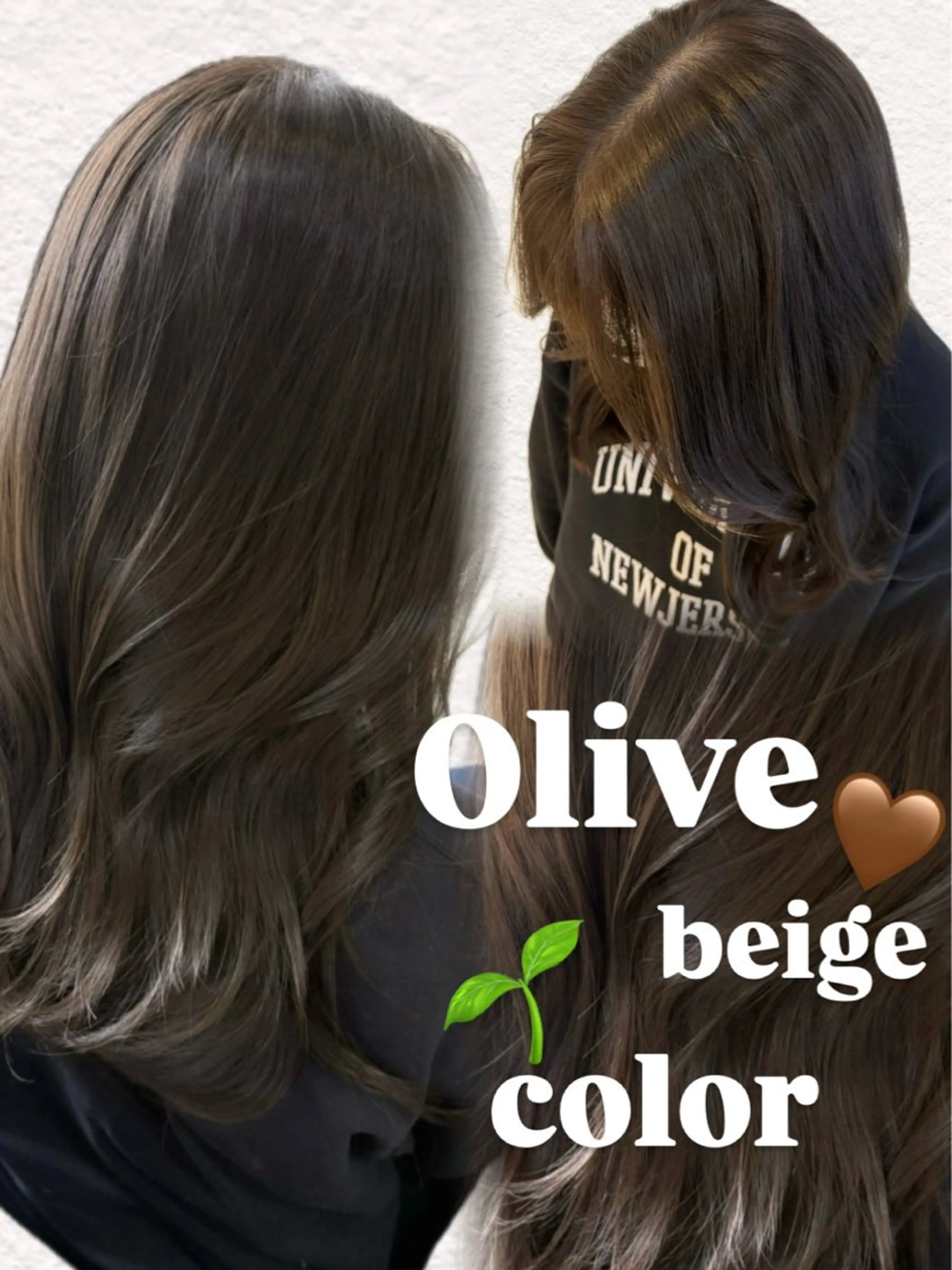 ロング カラー ヘアカラー 🤎韓国ヘア ベージュ まゆか🤎のヘアスタイル