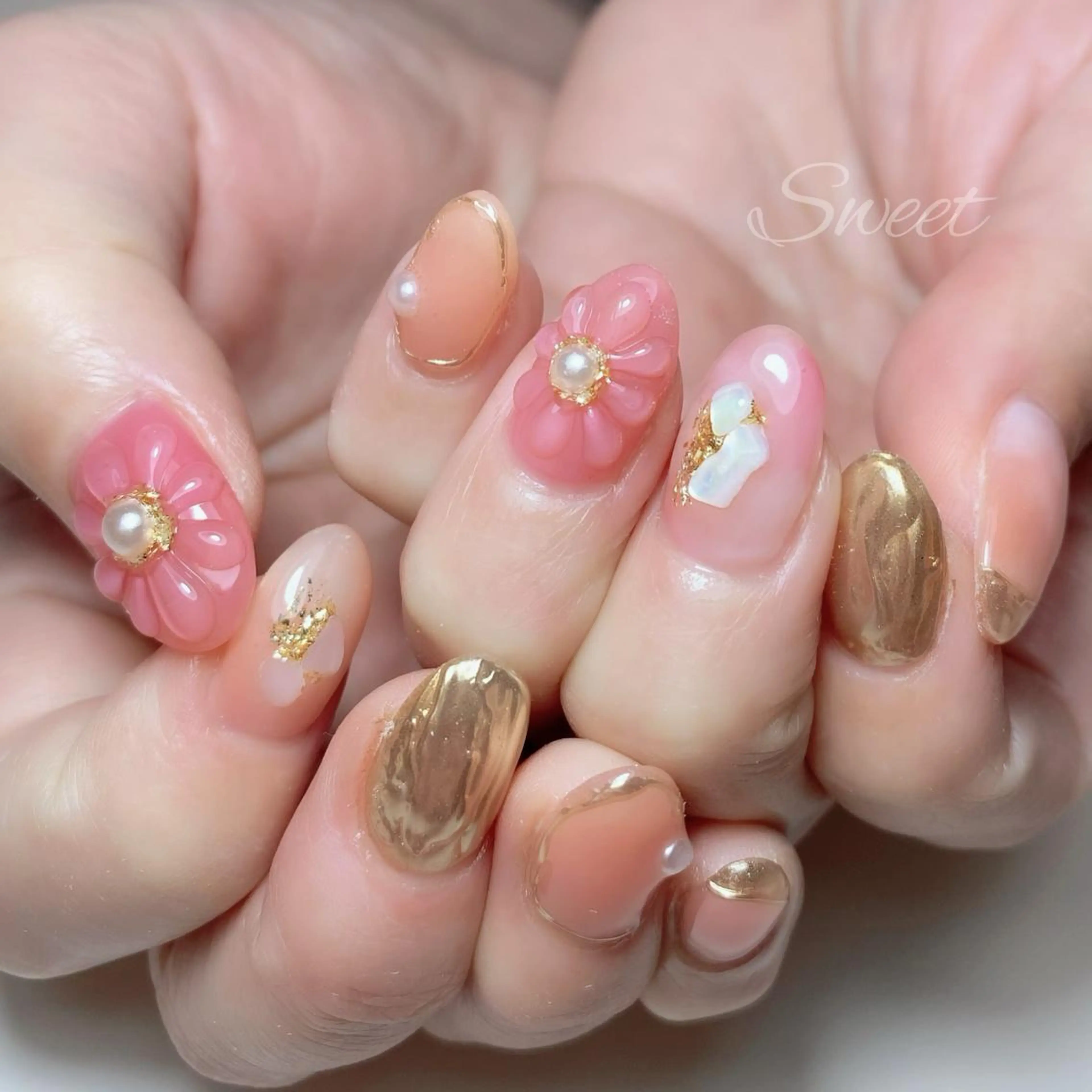 ネイル sweet 仲野陽子のネイルデザイン