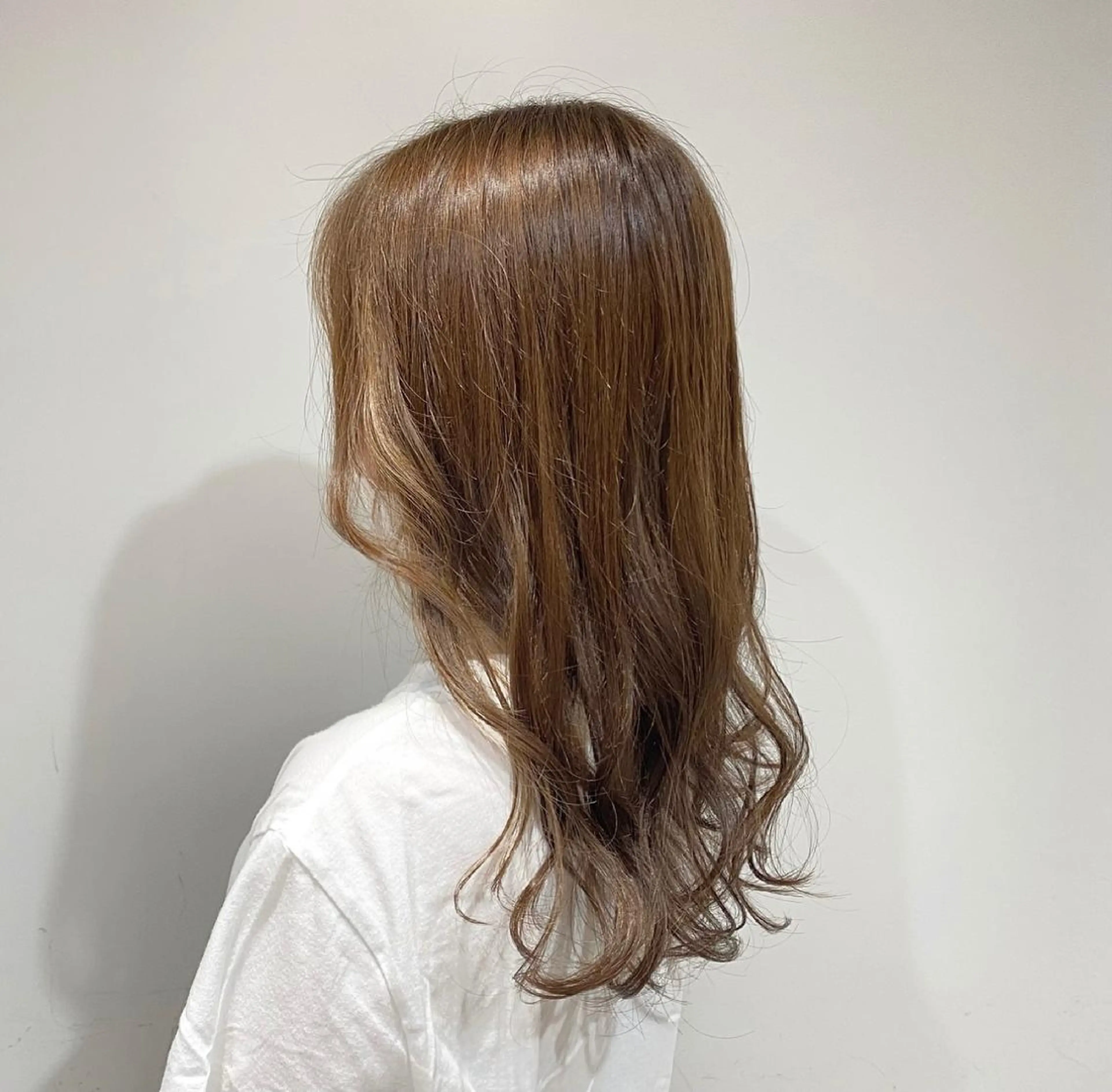 ロング ヘアカラー たなか もえなのヘアスタイル