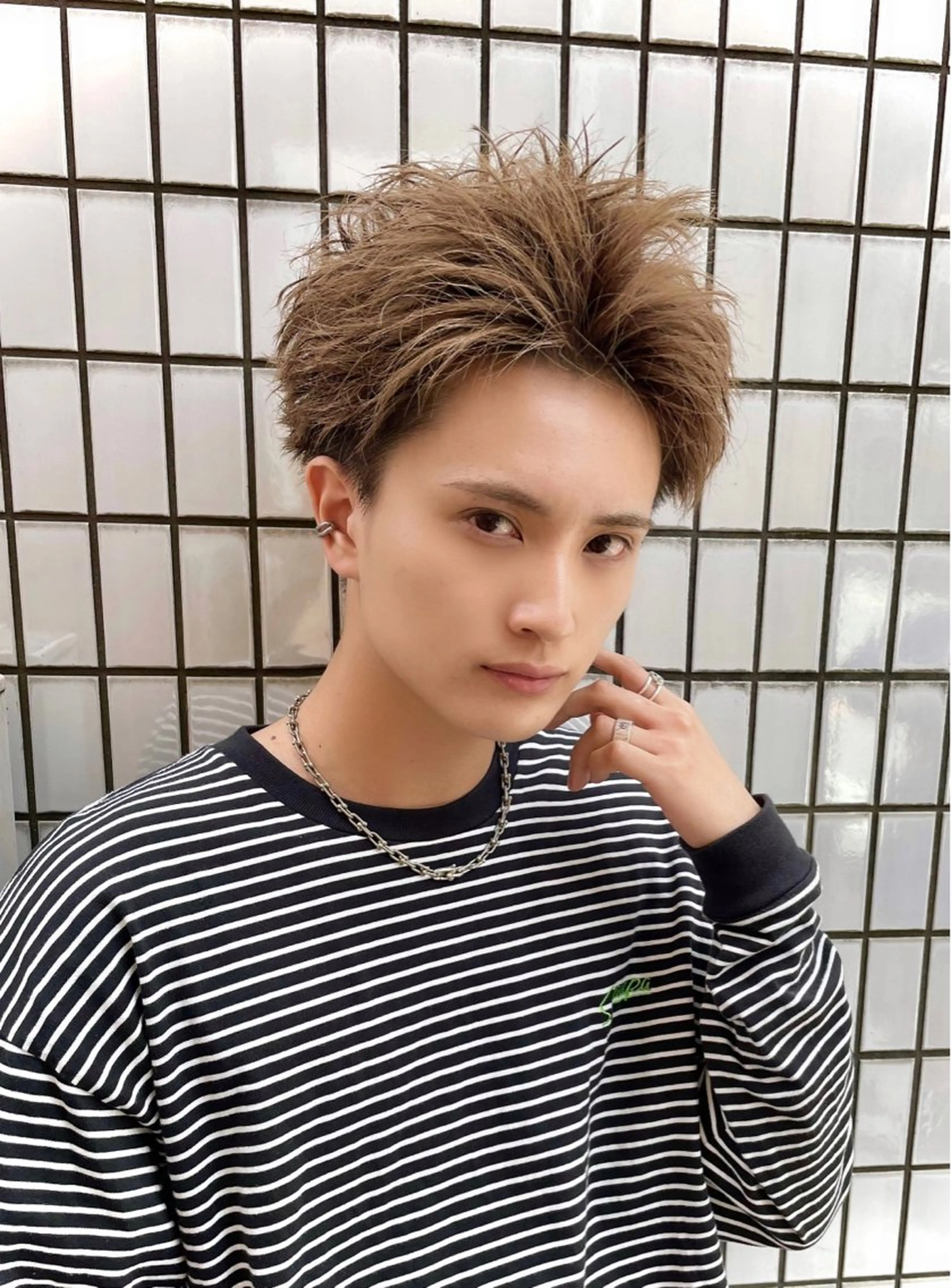 ショート メンズ カット 大人メンズパーマ メンズ特化　萱原大幹のヘアスタイル