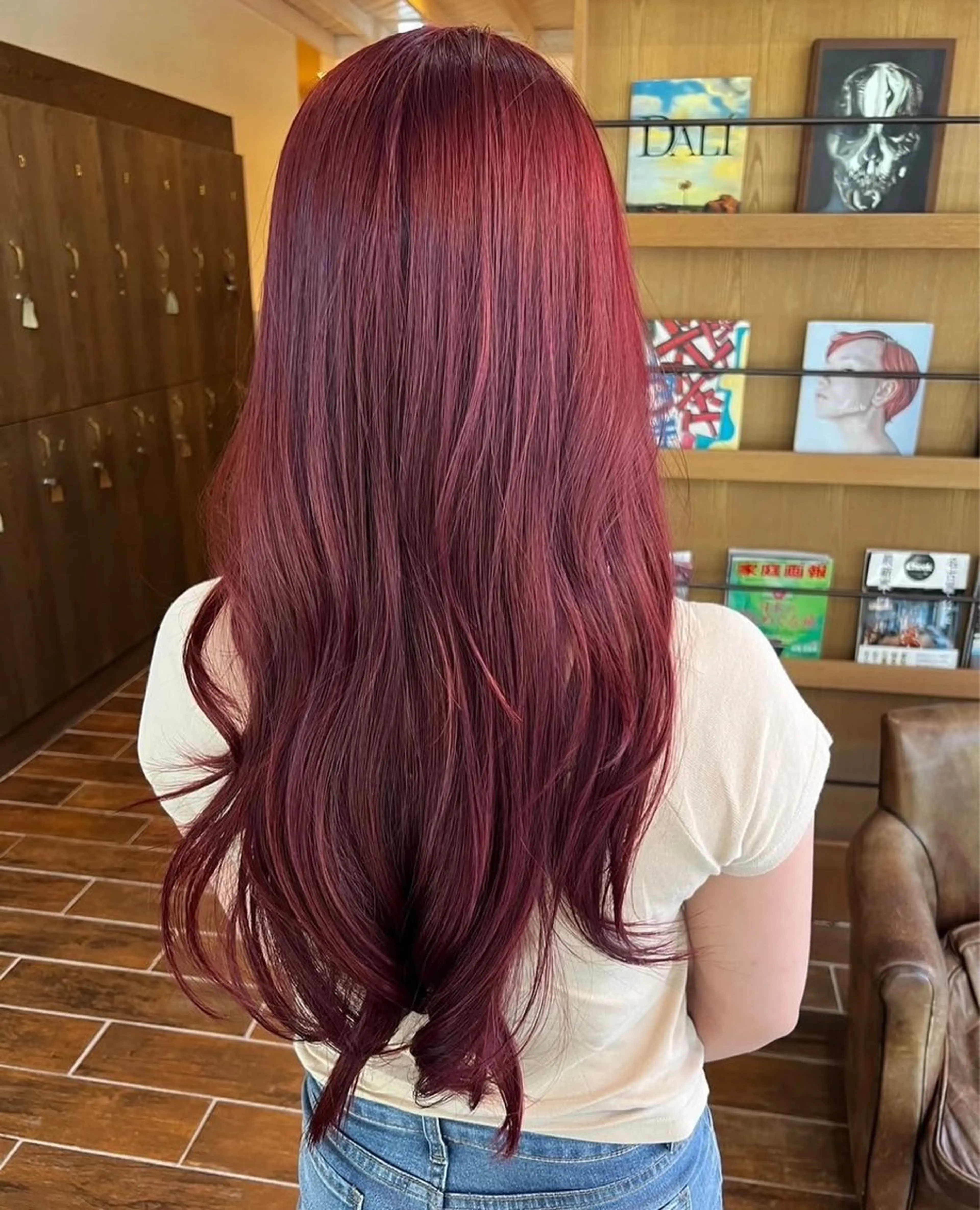 ロング カラー ヘアカラー 村上 輝のヘアスタイル