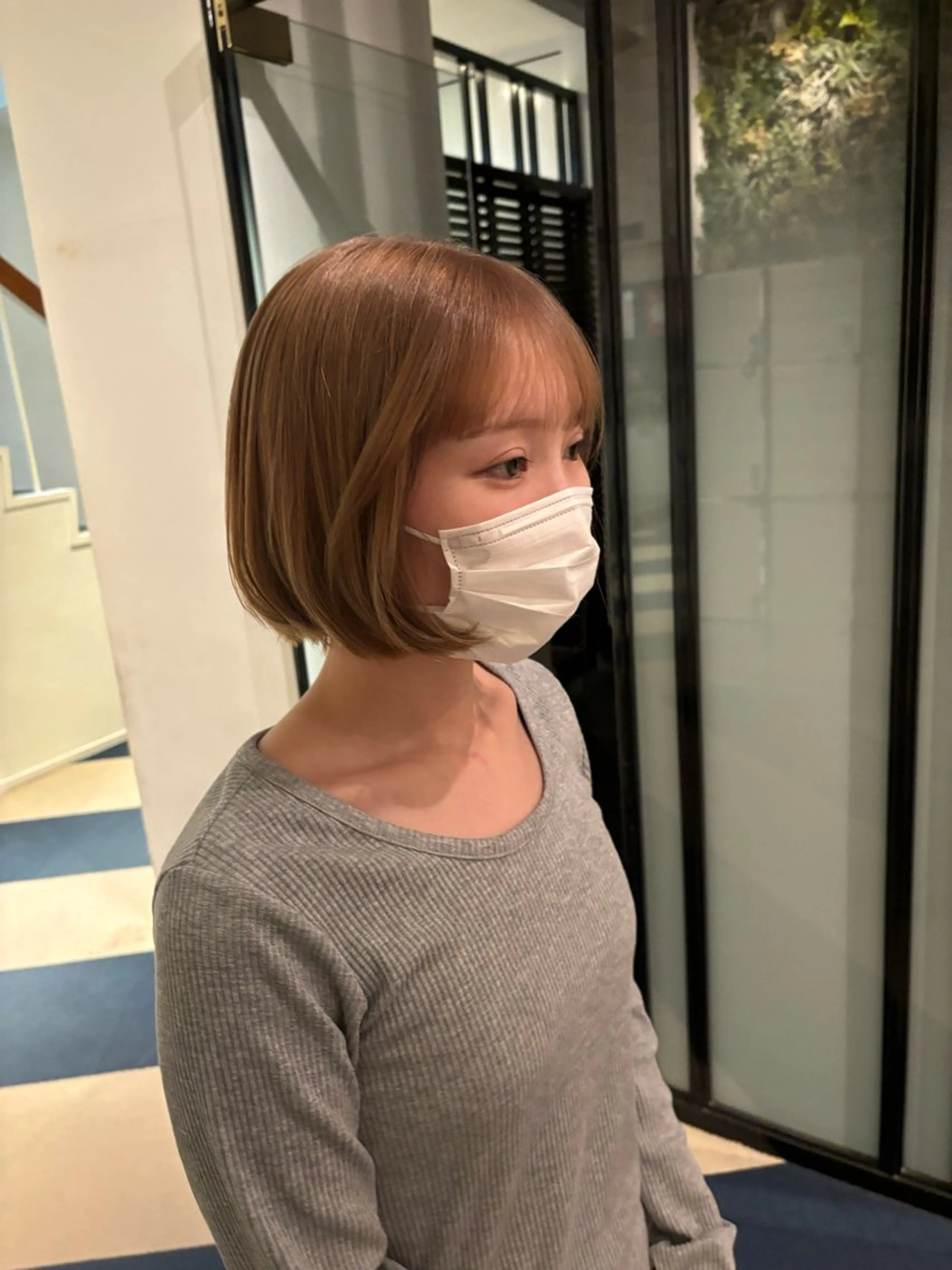 カラー カット ヘアカラー ワタナベ イオリ🧼のヘアスタイル