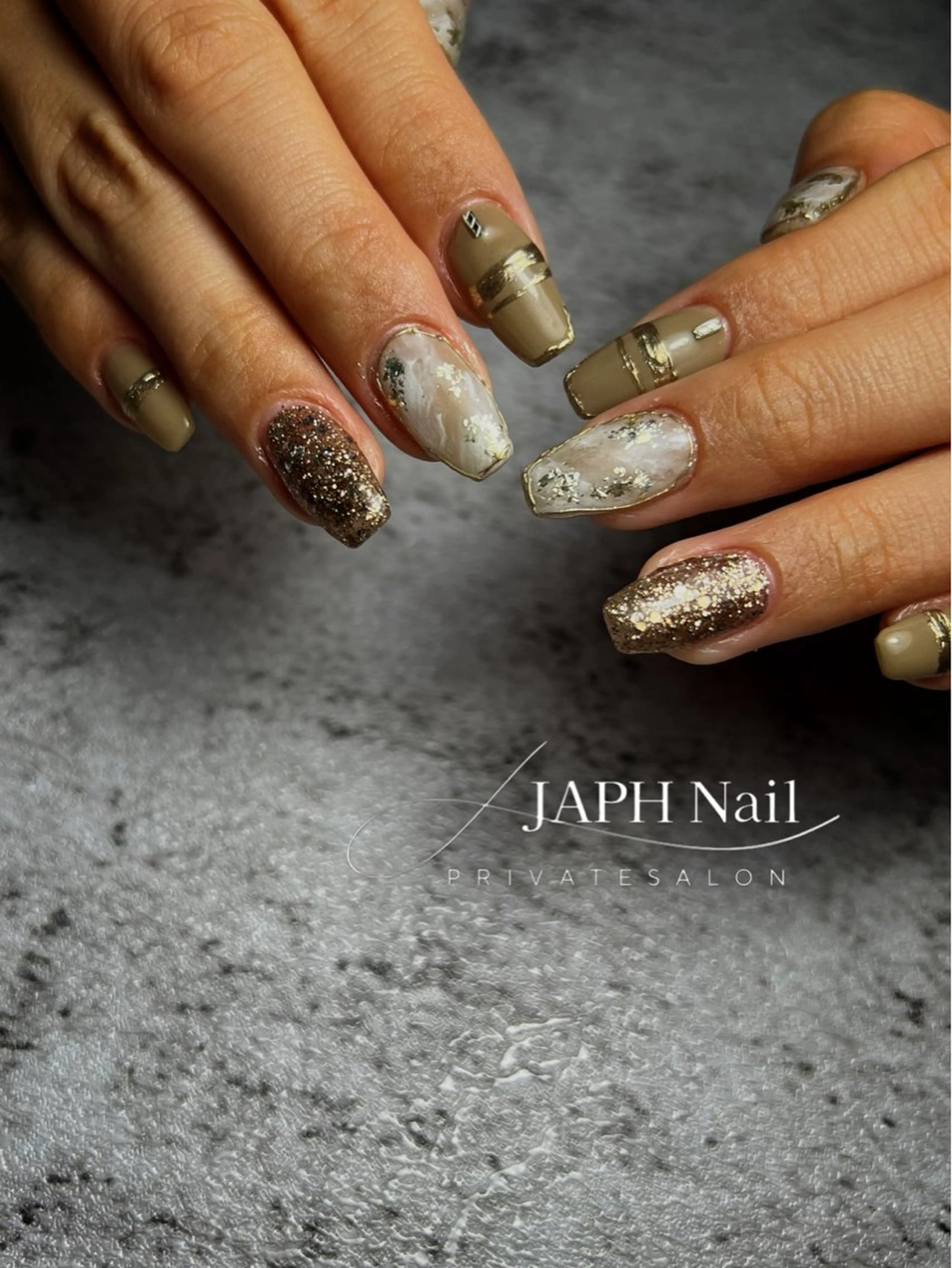 ネイル 韓国ネイル ニュアンスネイル ショートネイル NailSalon /JAPHのネイルデザイン