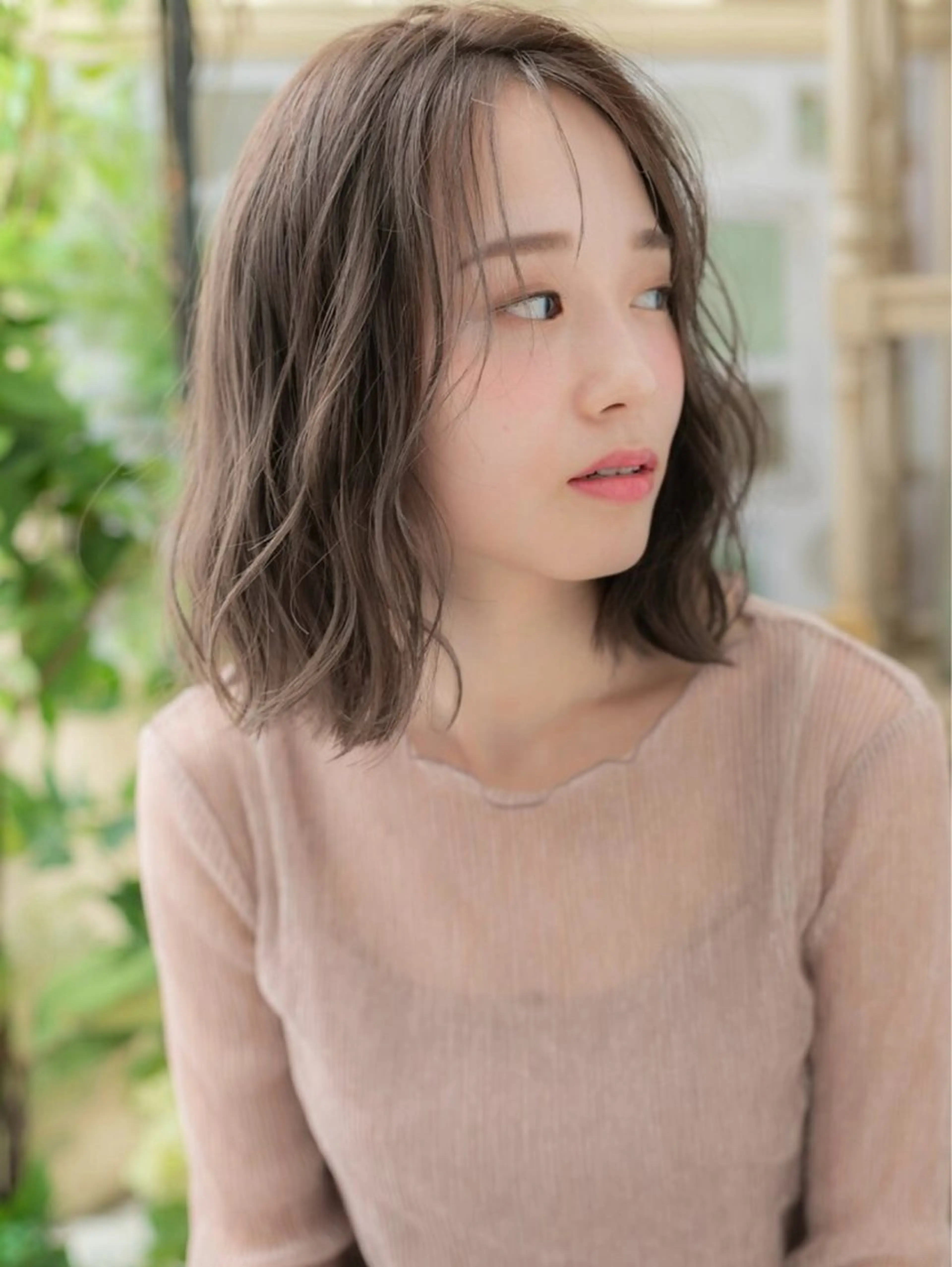 ミディアム パーマ カット パーマ カバーヘアブリス上尾店所属・飯田 萌友のヘアスタイル