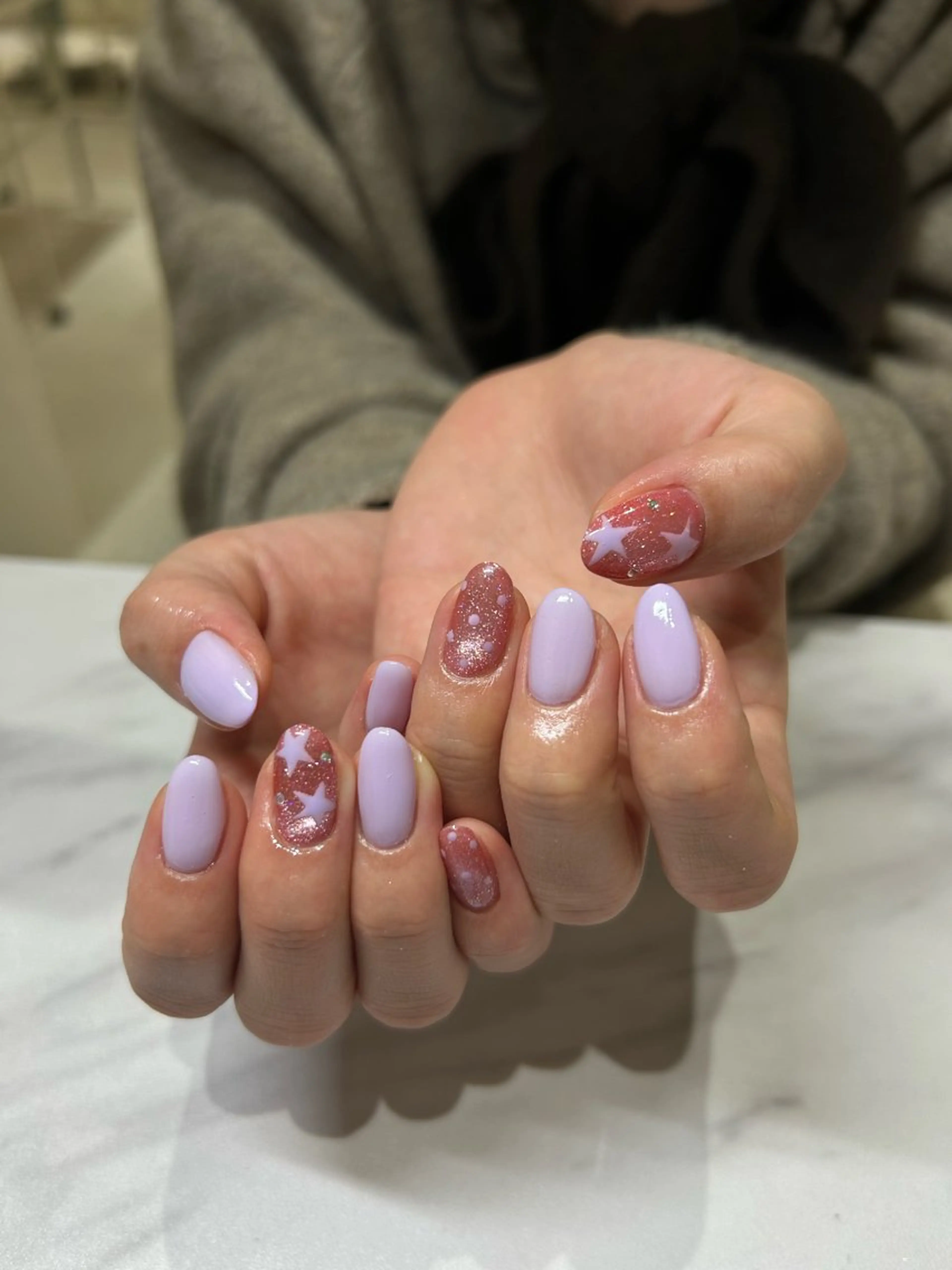 ネイル ハンドネイル koyuki. 博多🩵韓国ネイルのネイルデザイン