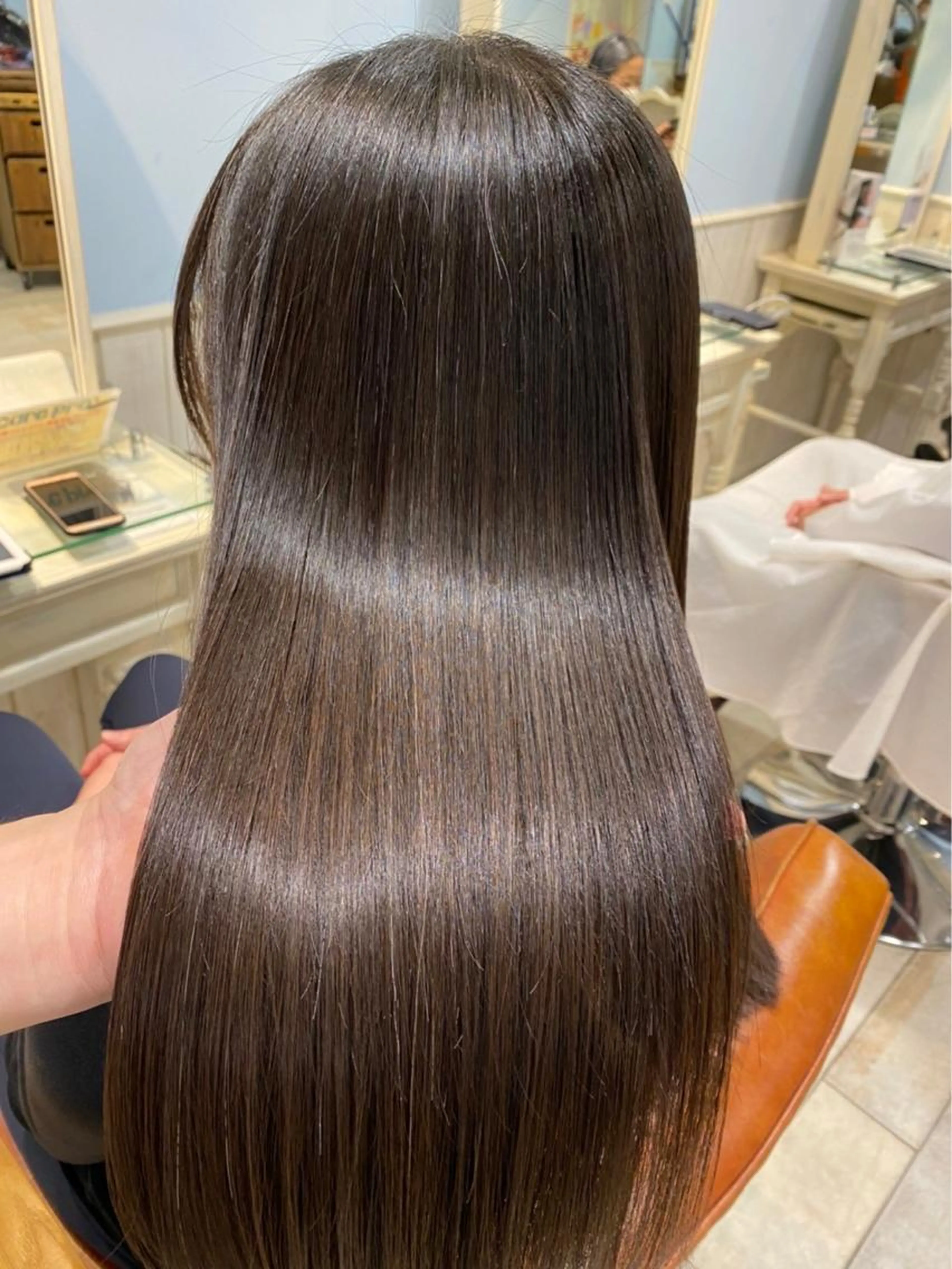 🆕cut + ツヤツヤストレート+ aujua TR ❣️の写真