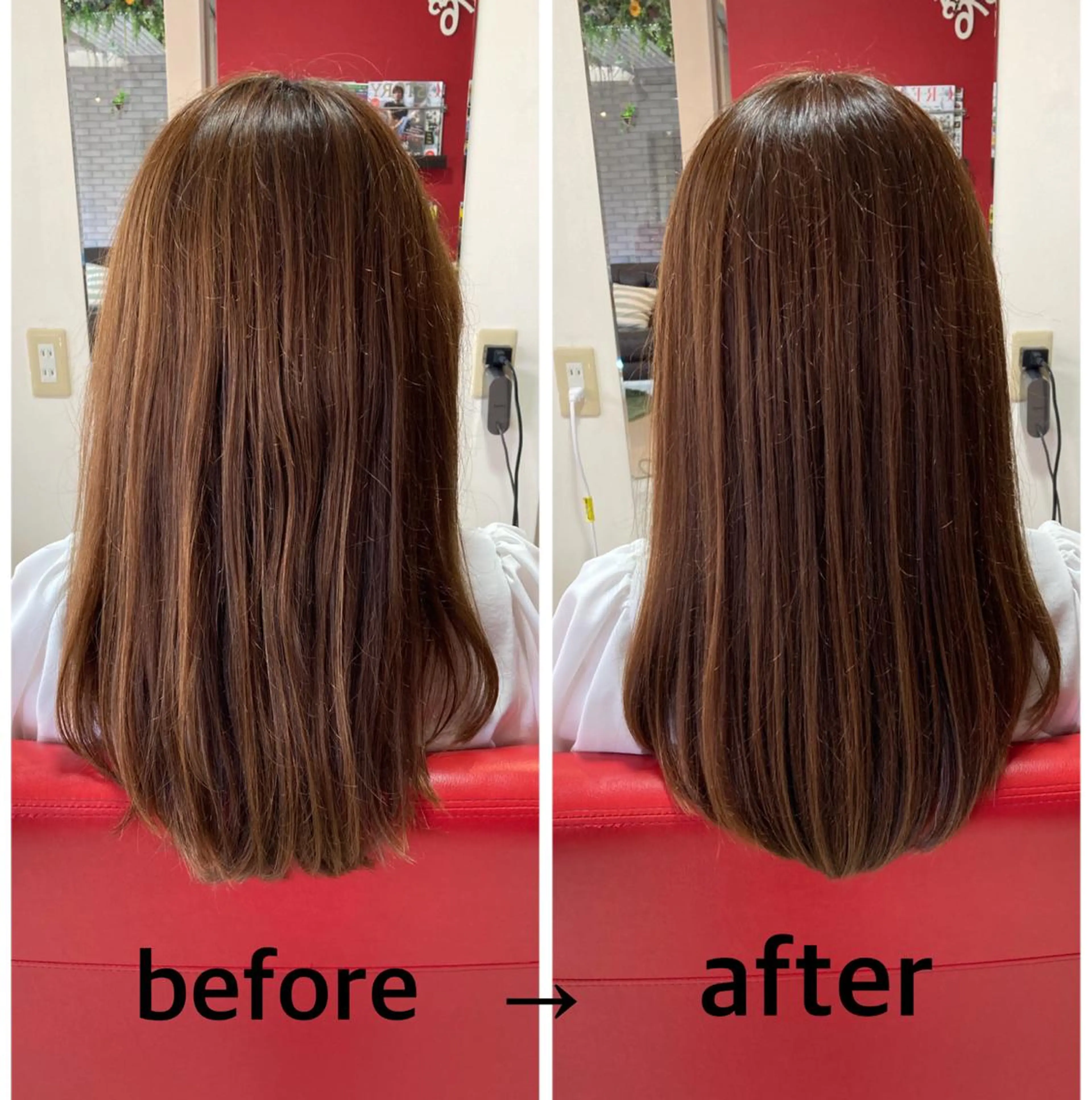 ミディアム ルーチェ【luce】ヘアリゾート宝塚歌劇前店所属・岸本 友子のヘアスタイル