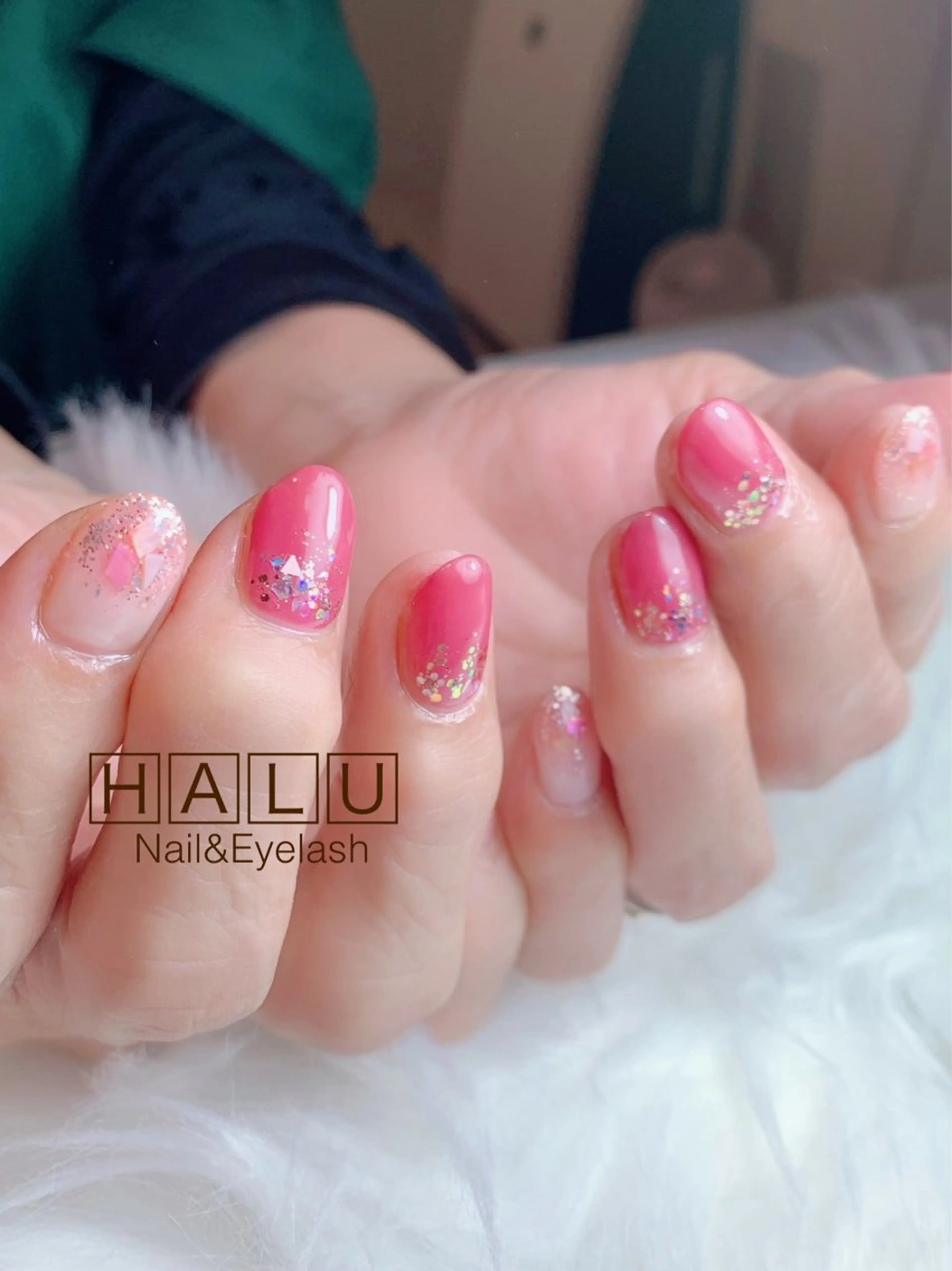 ネイル キラキラネイル HALU ハルのネイルデザイン