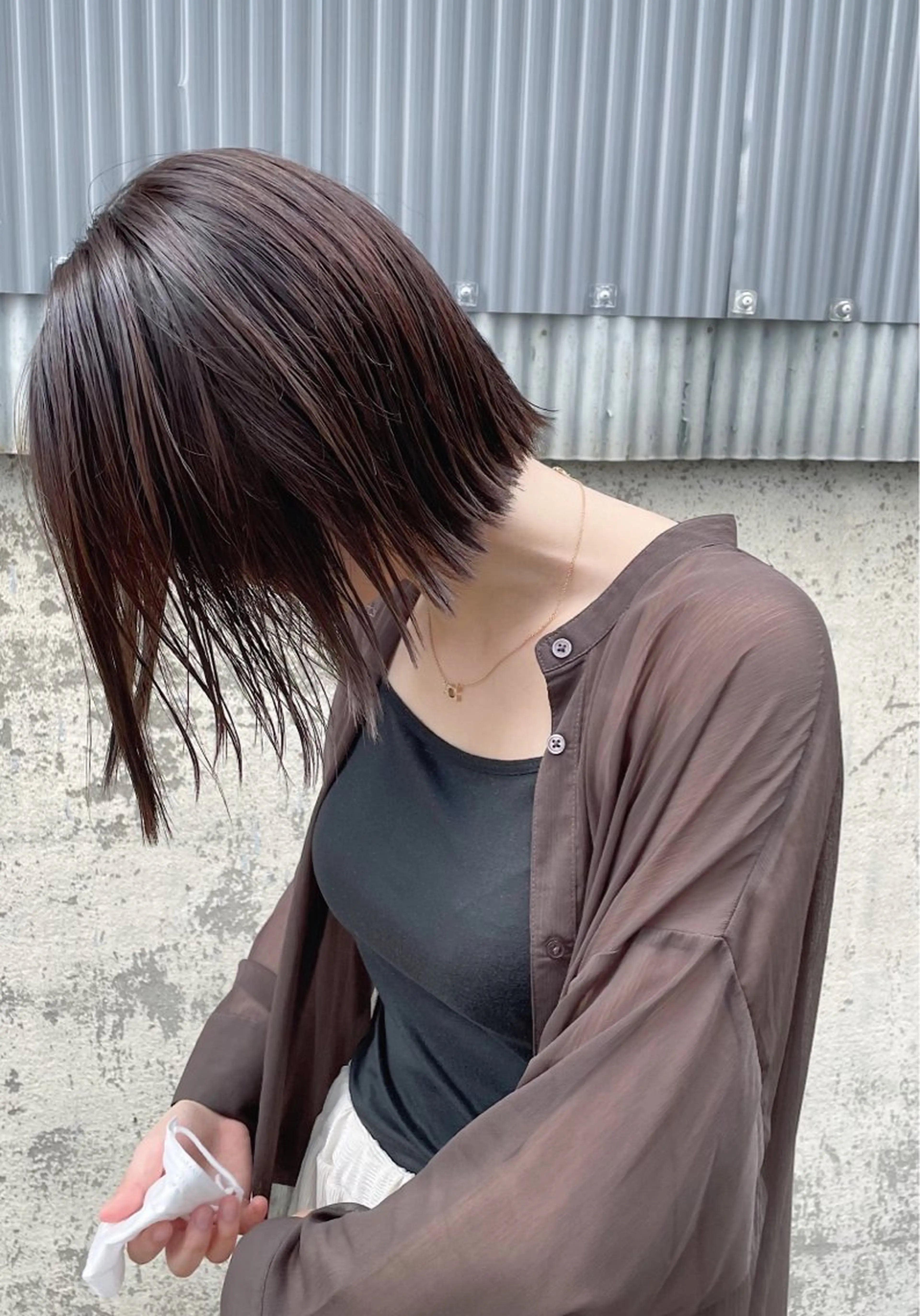 ミディアム カラー 透明感カラー グレージュ カット ヘアカラー トリートメント 鎌田卓也/髪質改善 /透明感カラーのヘアスタイル