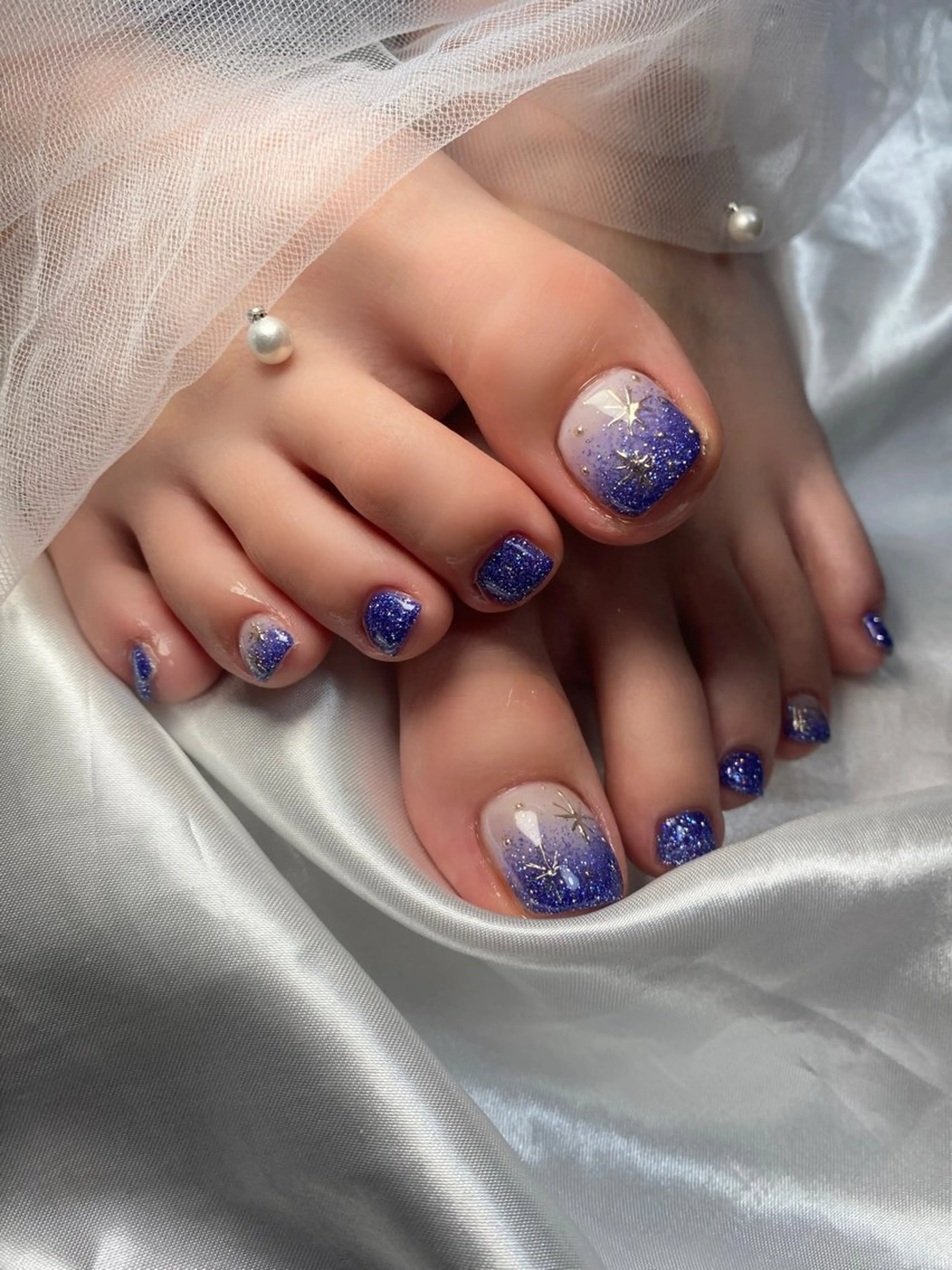 ネイル フットネイル mille feuilleのネイルデザイン