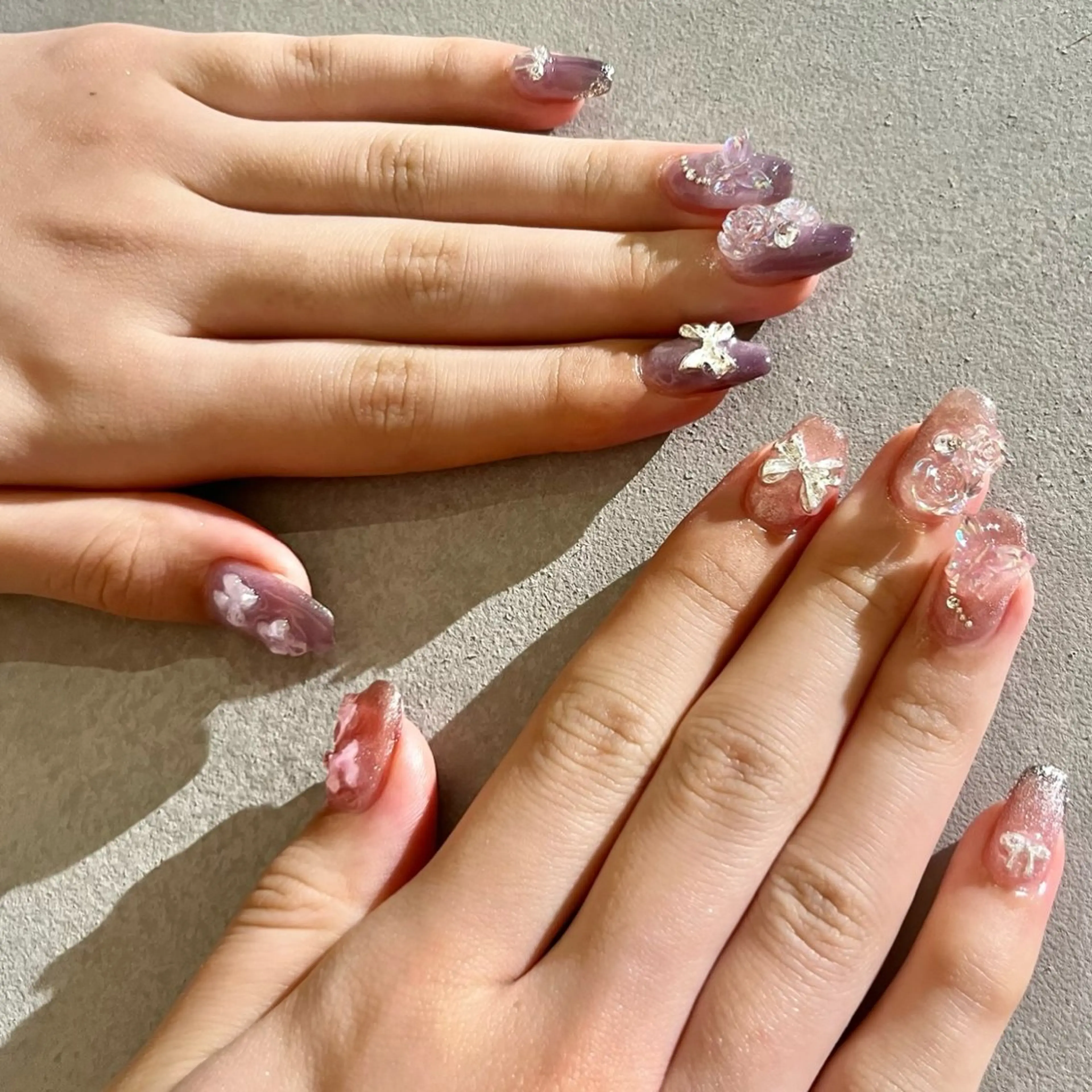 ネイル フラッシュネイル フットネイル ジェルネイル ラメ(グリッター) ラメグラデーション ハンドネイル beautysalonLino所属・ネイルサロン ⭐︎Linoのその他イメージ