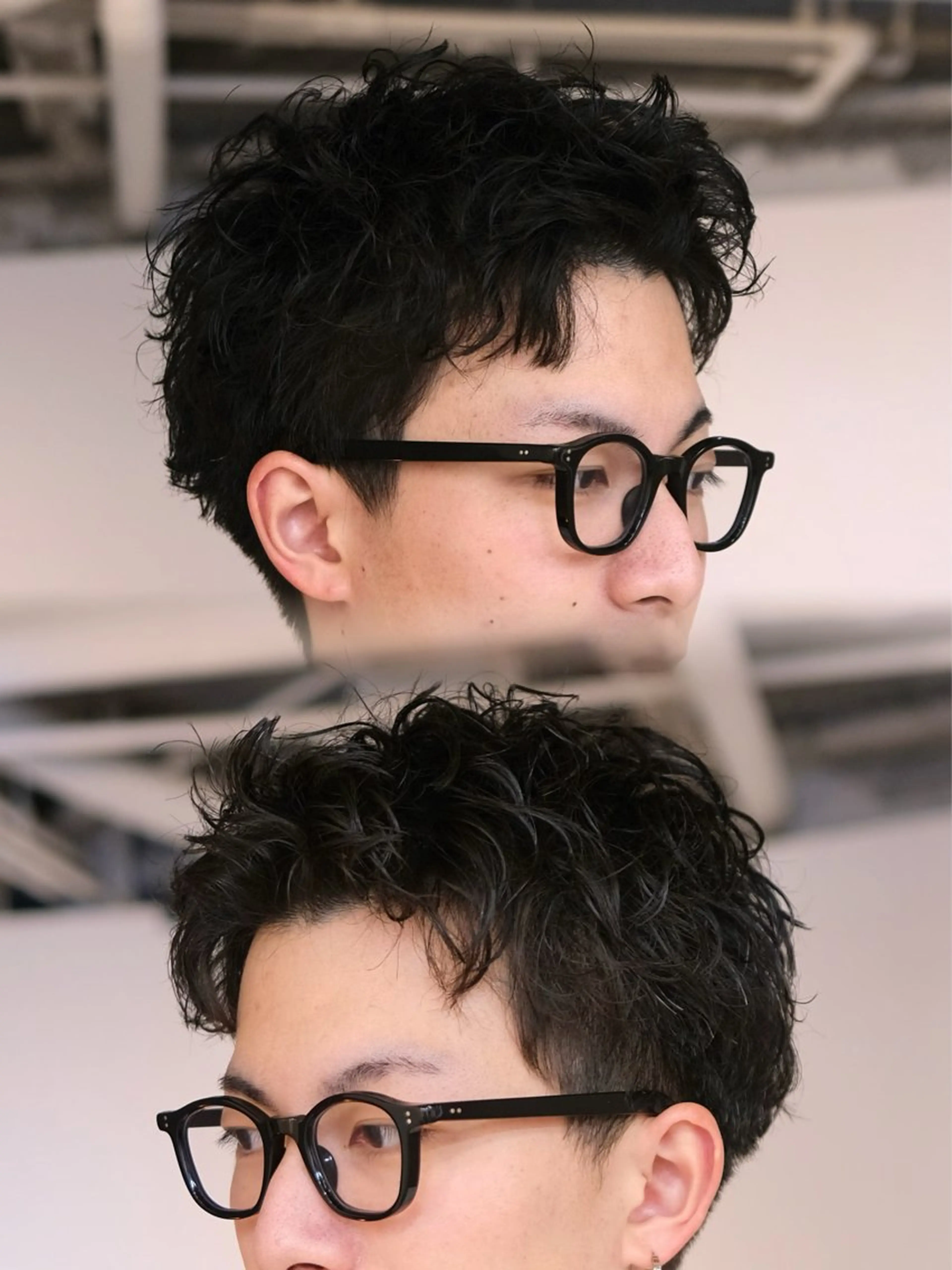 ショート メンズ メンズパーマ カット パーマ BELO/ yuzuのヘアスタイル