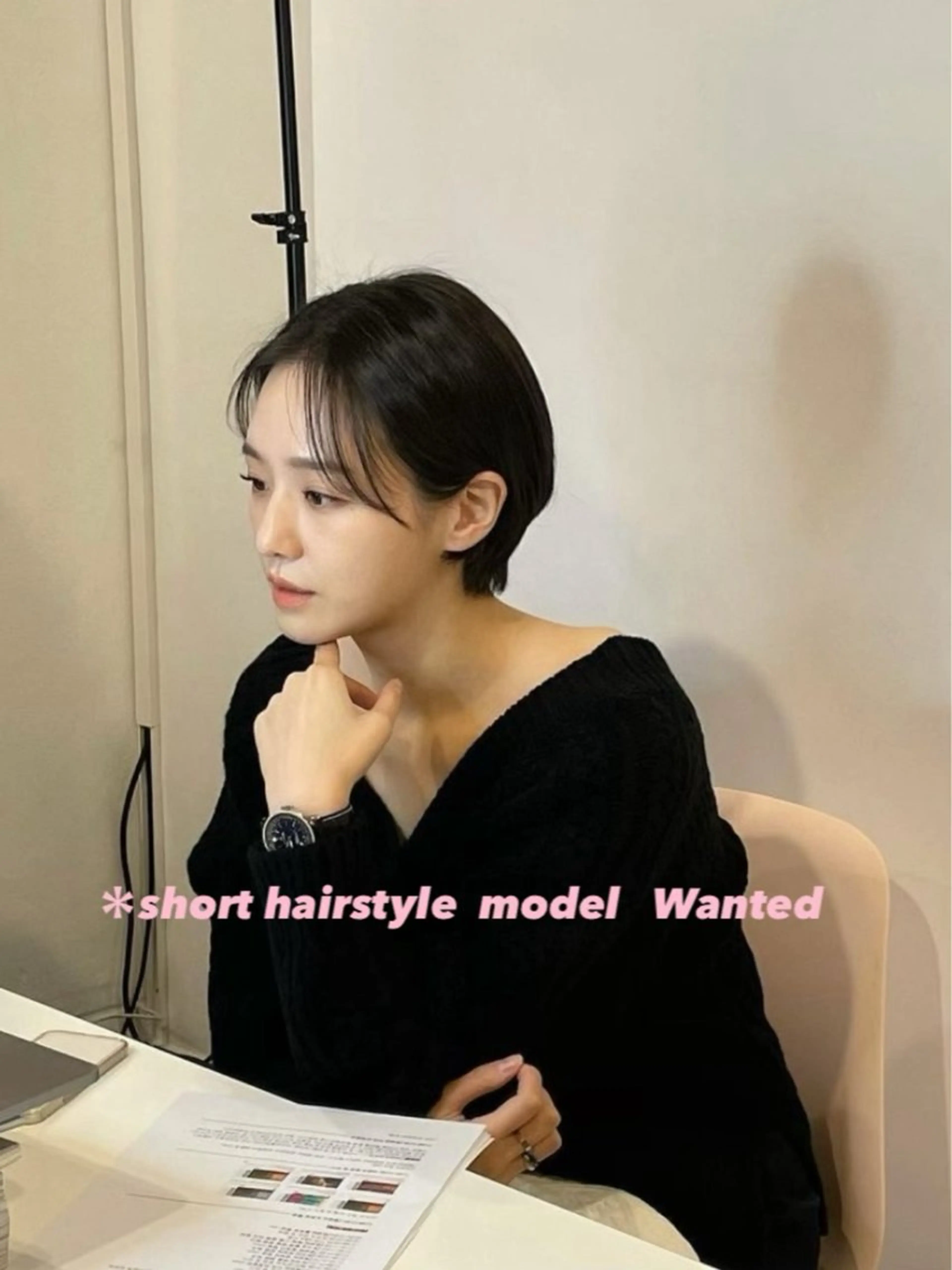 ショート 捺葵 @72tomi__のヘアスタイル