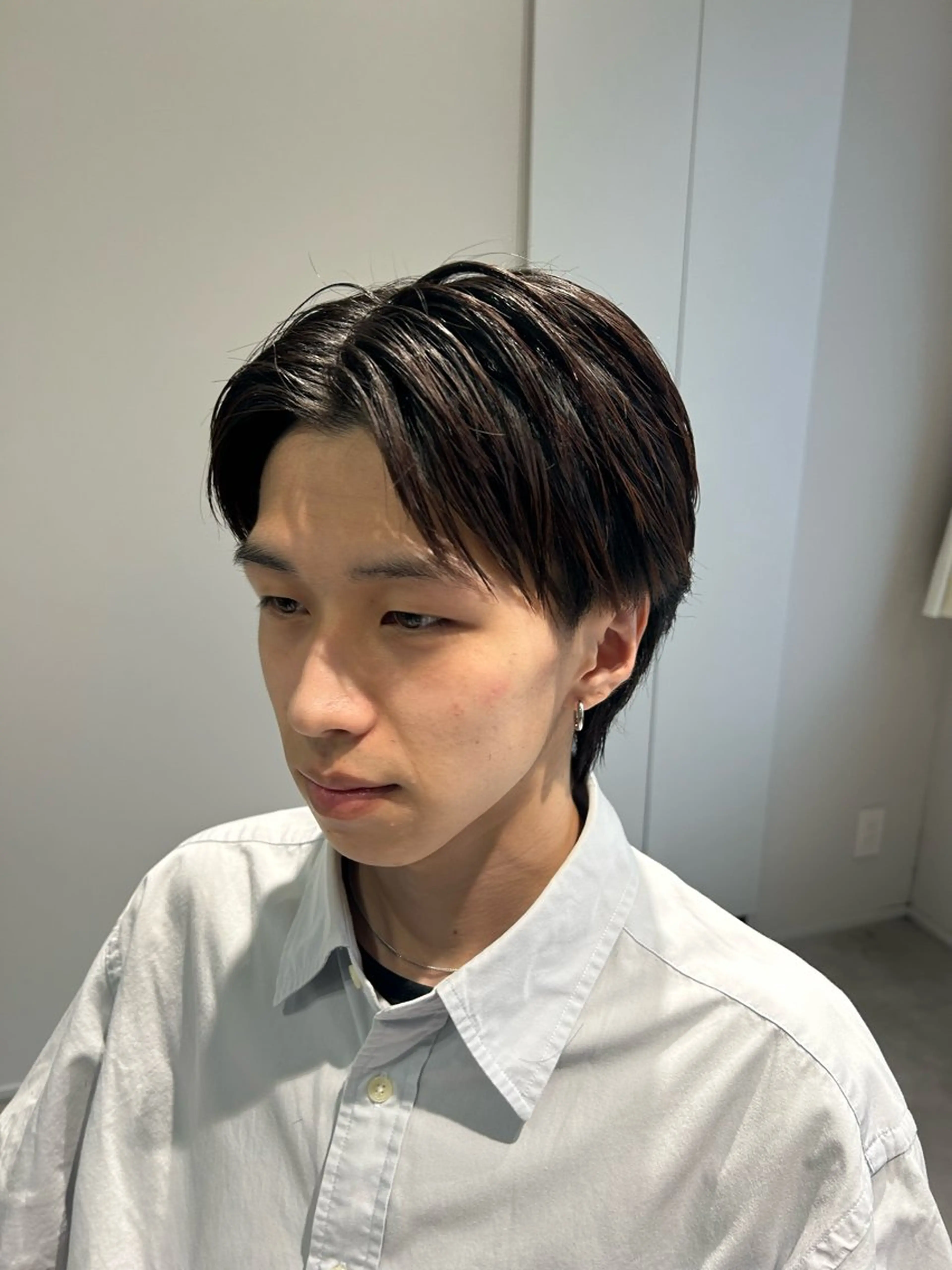 ショート ショートヘア カット トリートメント メンズパーマ/メンズ カット/伊藤　げんのヘアスタイル