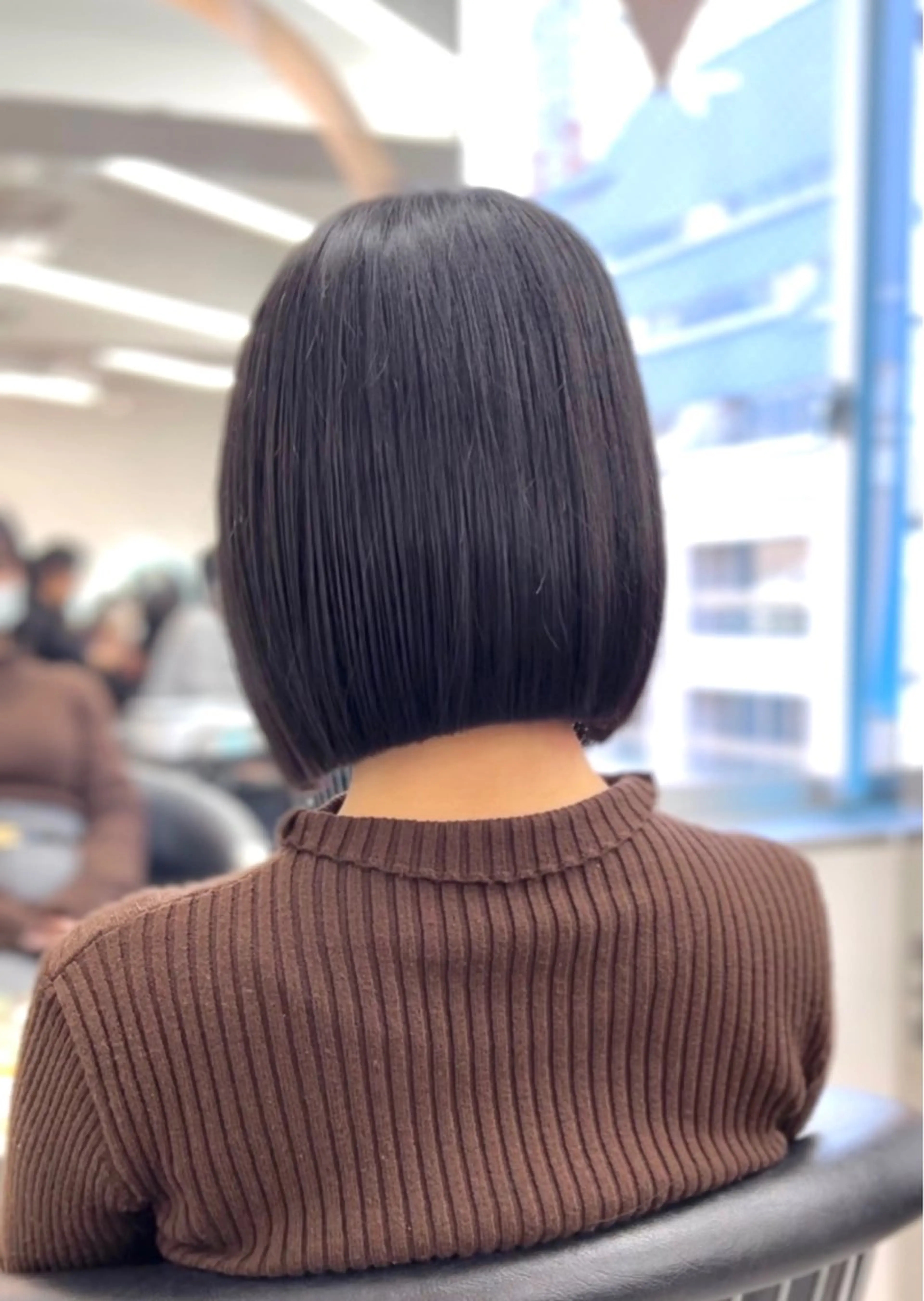 ショート カット 縮毛矯正 トリートメント 莉乃/縮毛矯正/髪質 改善/艶カラーのヘアスタイル