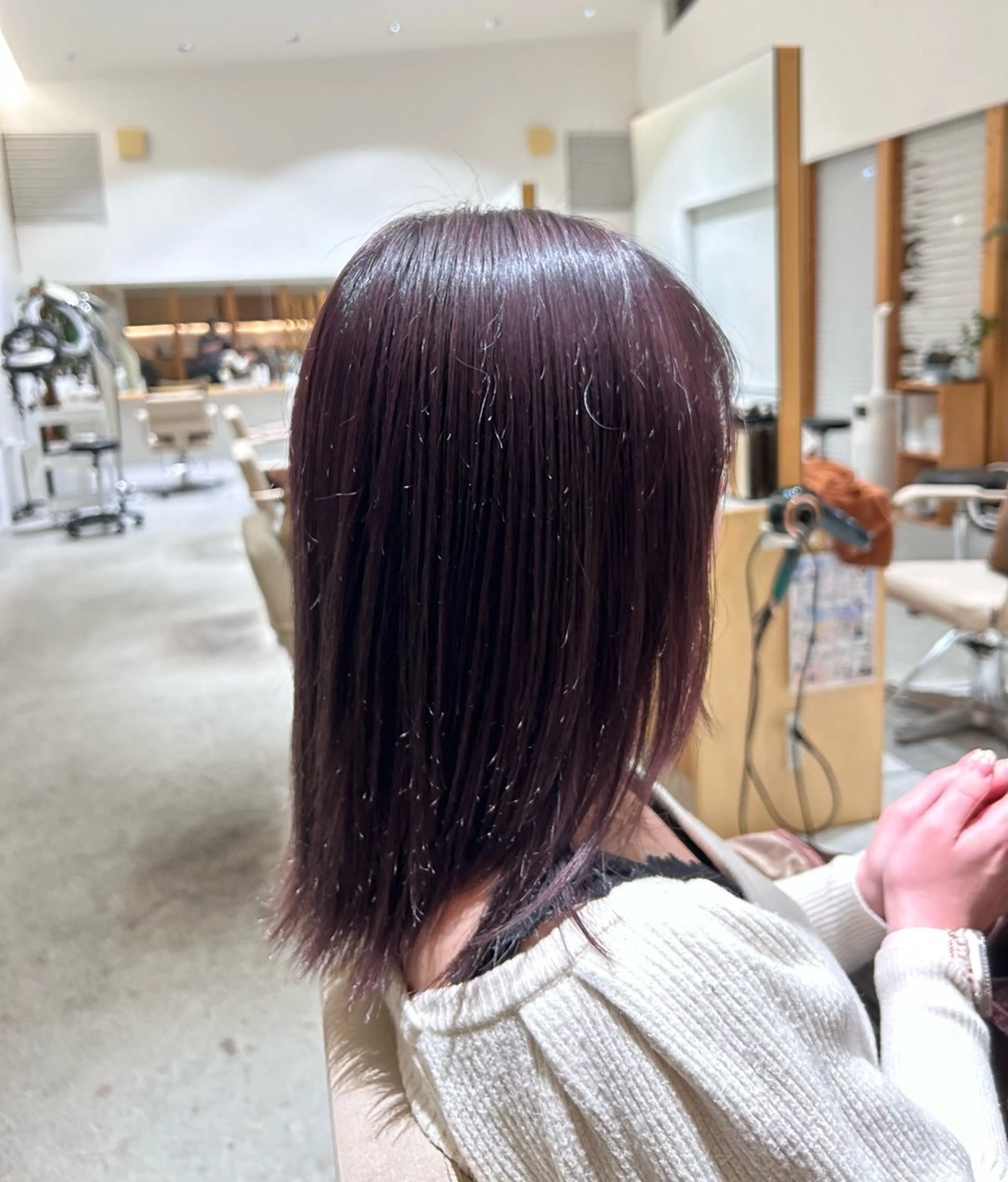 ミディアム カラー アッシュ ラベンダーカラー ラベンダーアッシュ 中田 大雅のヘアスタイル
