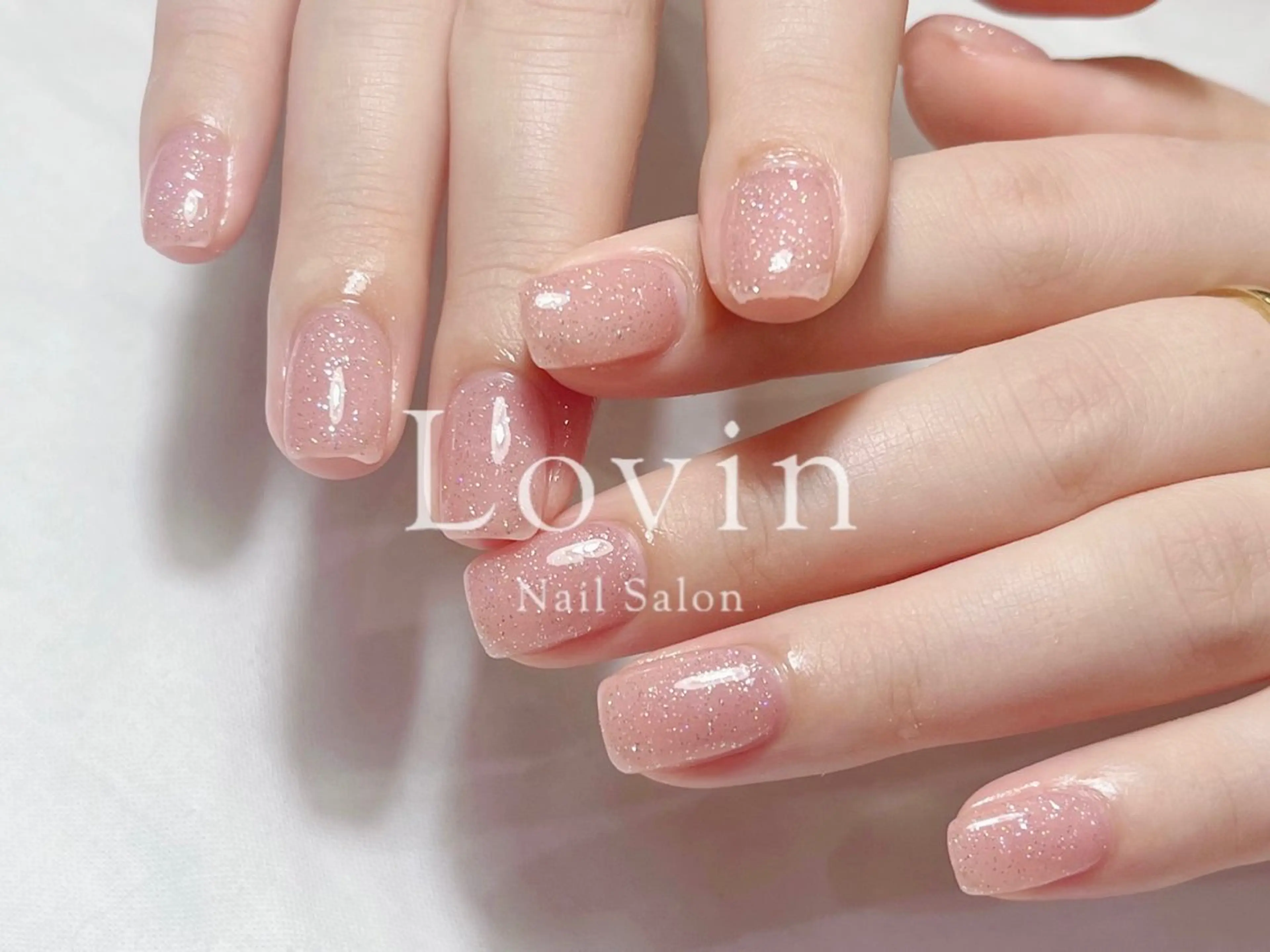 ネイル フラッシュネイル ラメ(グリッター) ハンドネイル Lovinなんばスカイオ店所属・Shikata Asukaのネイルデザイン