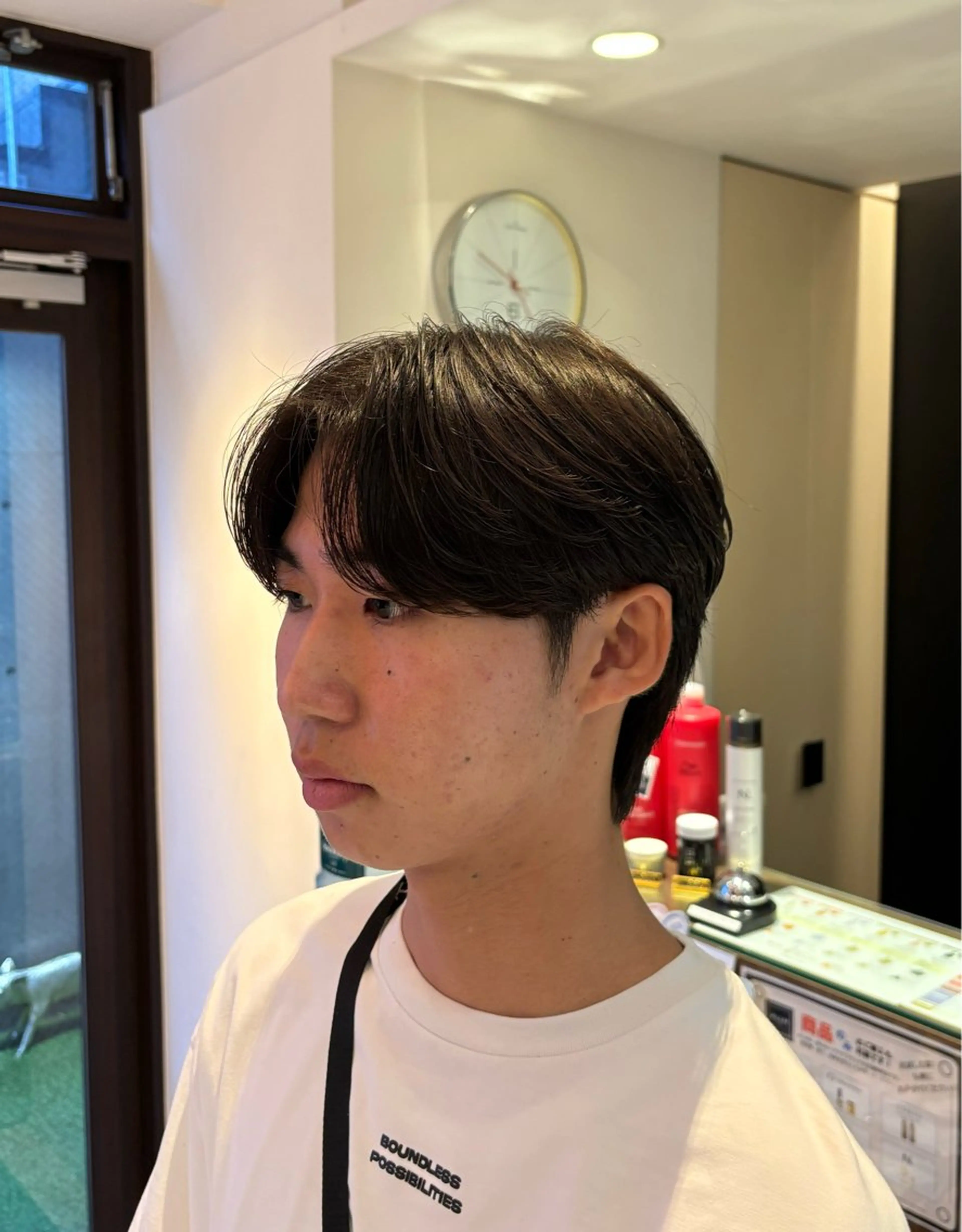 ショート パーマ メンズ カット パーマ カルマパーマ韓国ヘア shiryuのヘアスタイル