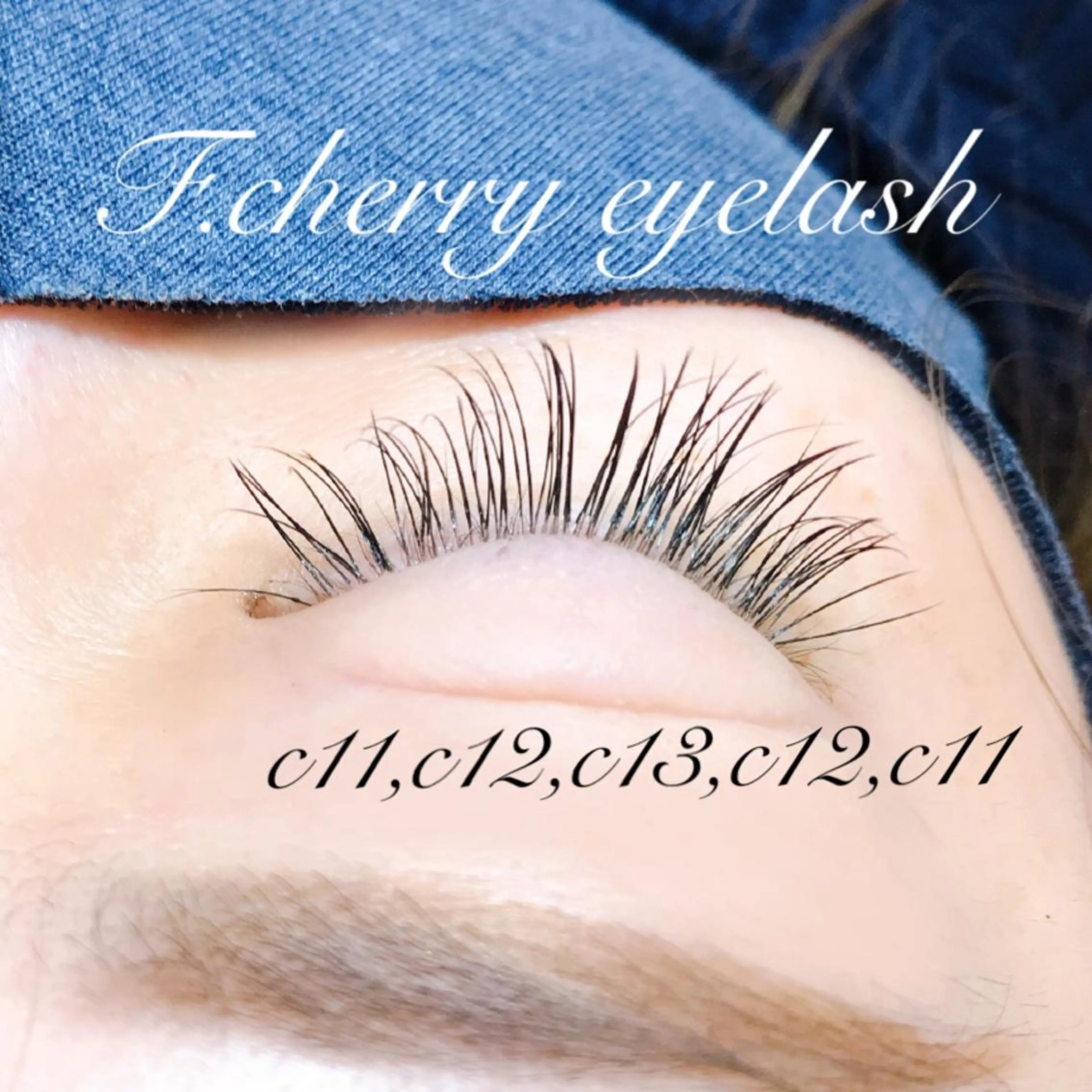 マツエク・マツパ 付け放題 フラットラッシュ Hirayama Hitomiのマツエク・マツパデザイン