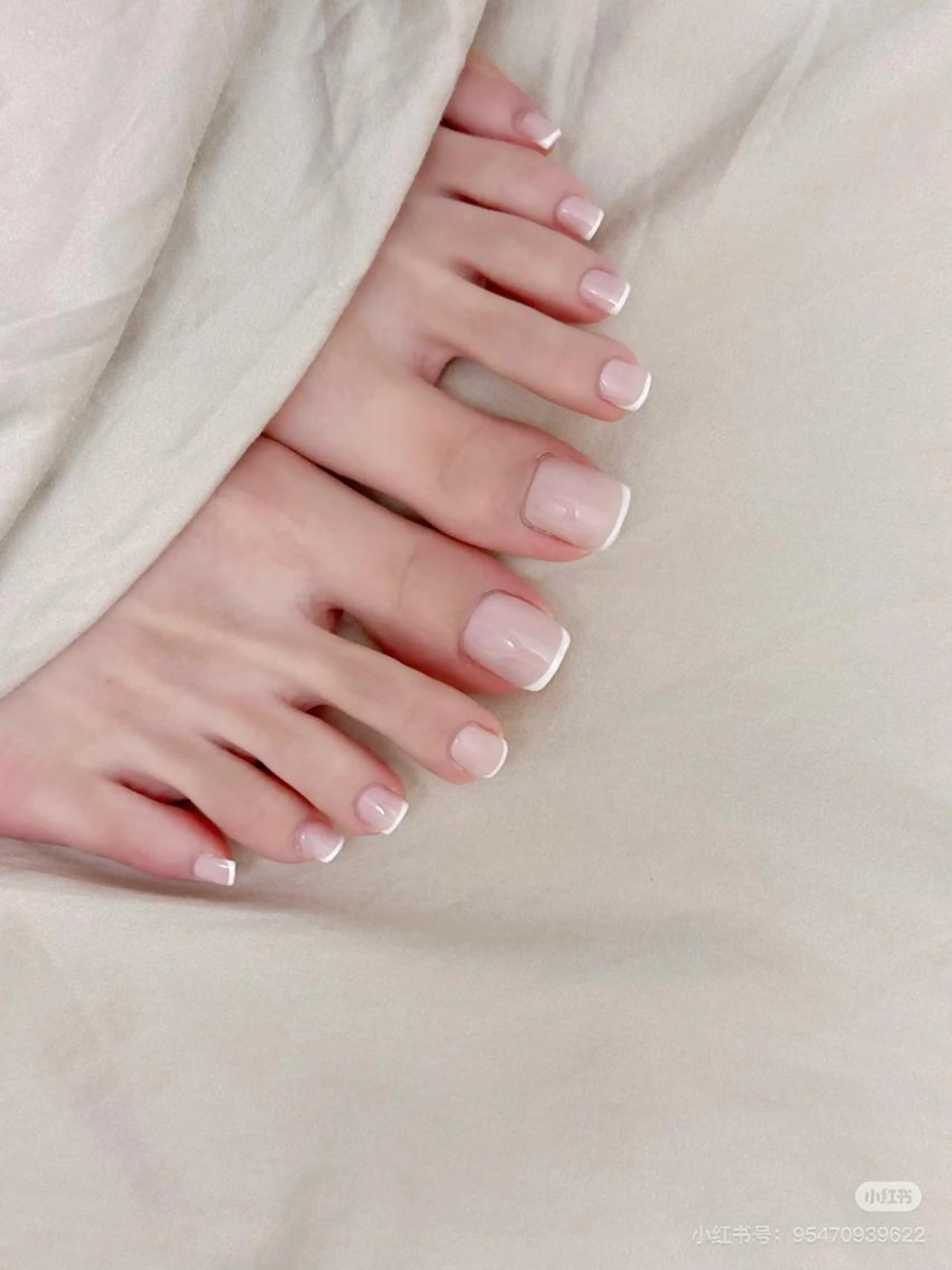 [フット]ミラーフレンチ/オーロラフレンチ　￥9900パーツ追加可能の写真