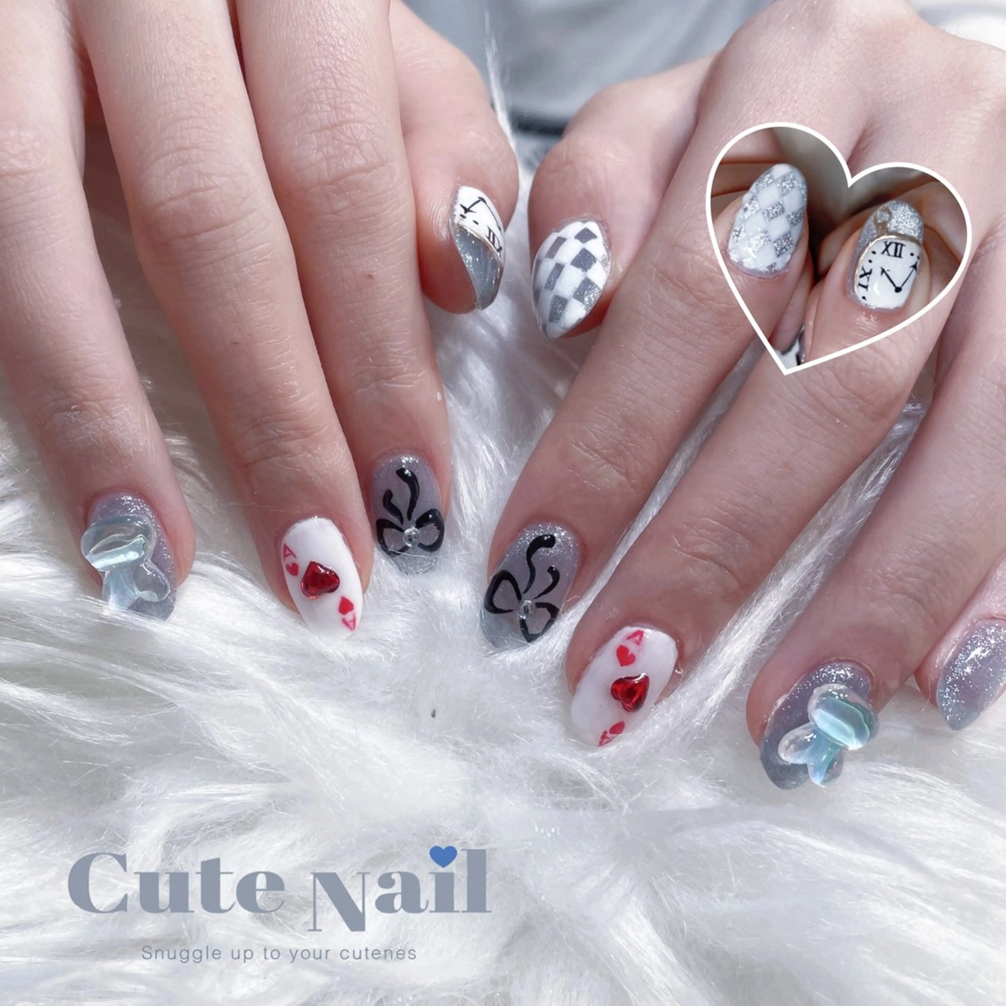 ネイル GO TODAY SHAiRE SALON原宿 Liber所属・️🫧もこ 艶感ネイル🫧のネイルデザイン