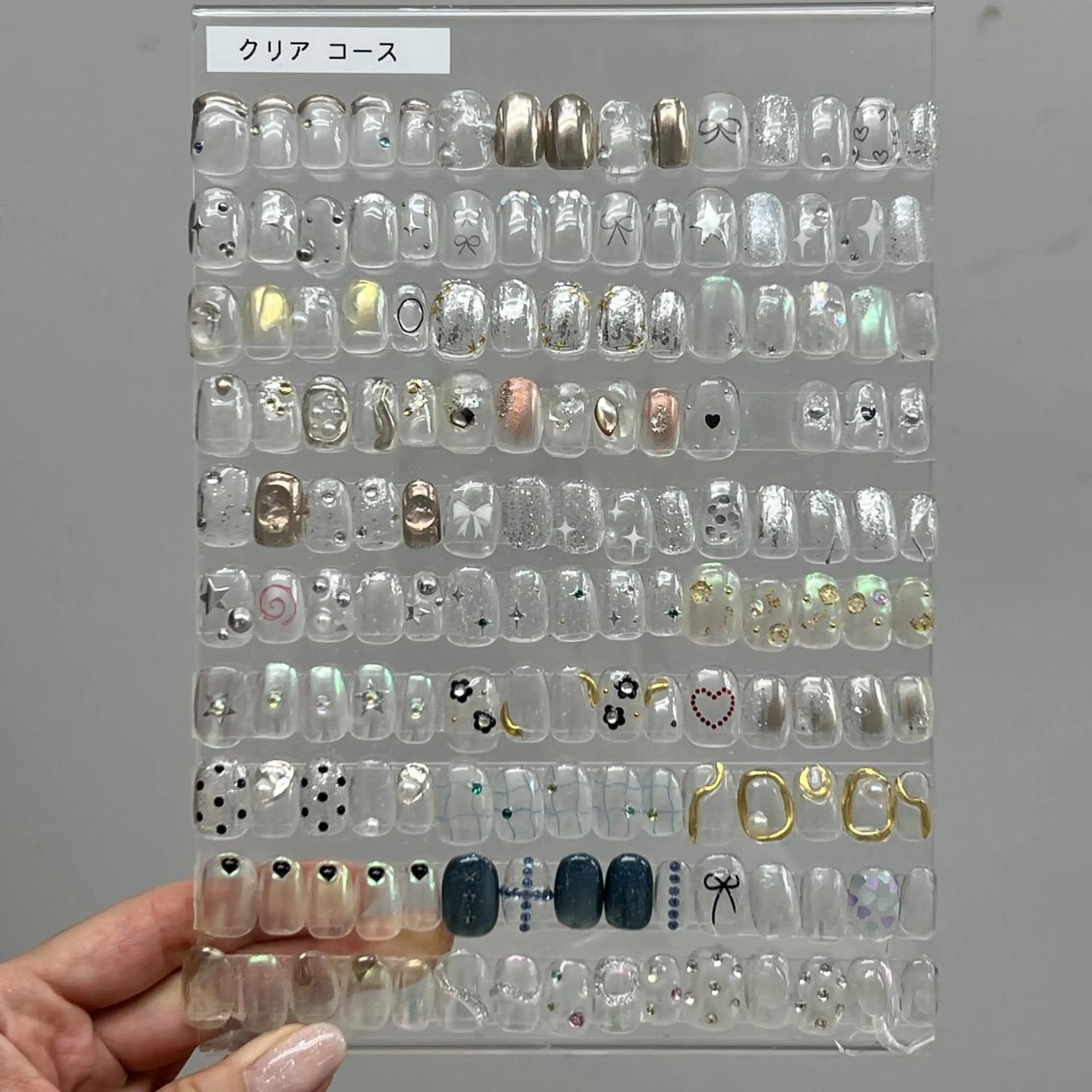 🐰【Hand】ジェルオフ有　クリアコースの写真