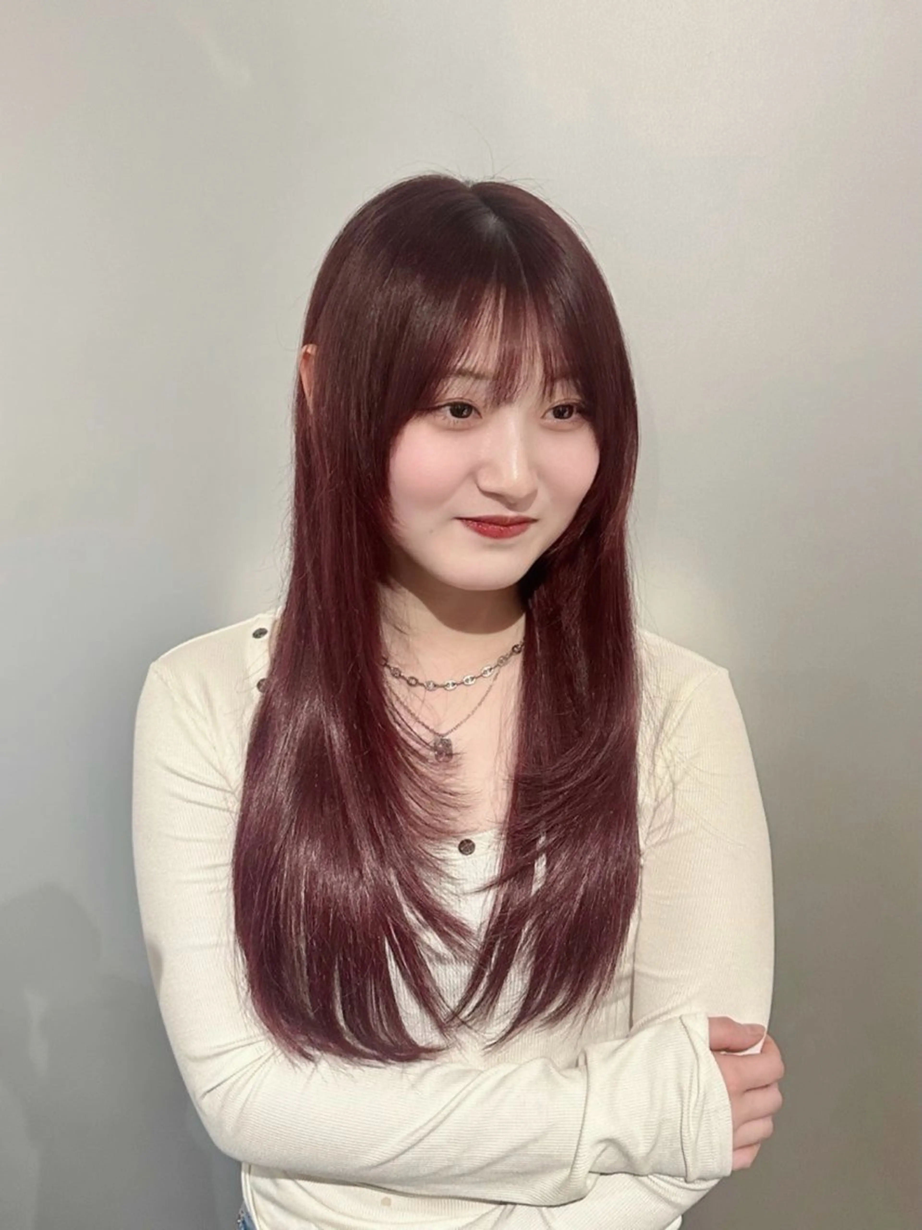 ロング カット ヘアカラー トリートメント エクステ 💎韓国レイヤー ×エクステゆうま💎のヘアスタイル