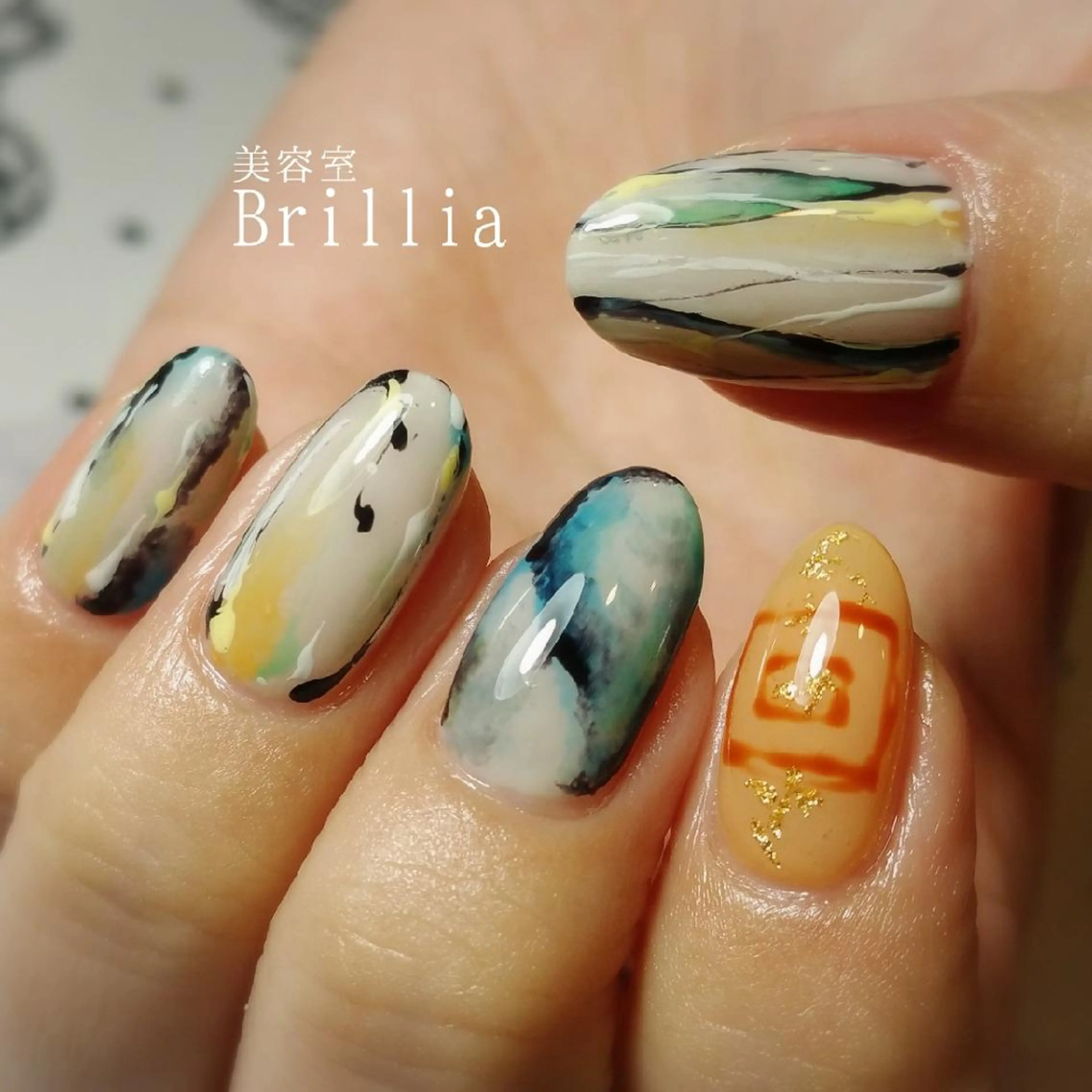 ネイル ハンドネイル 柴田 彩のネイルデザイン