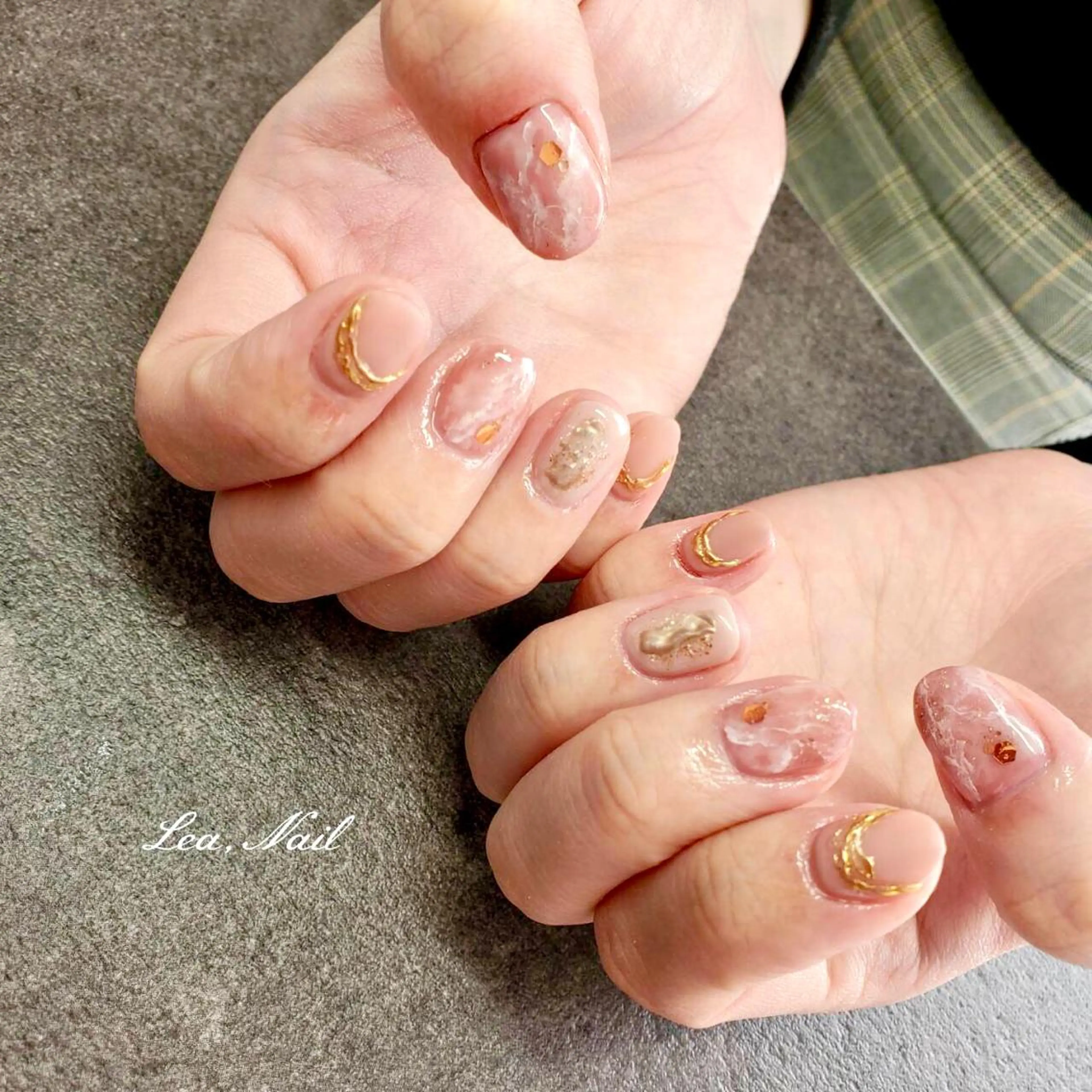 ネイル 持ち込み Lea,Nail所属・松橋 愛のネイルデザイン