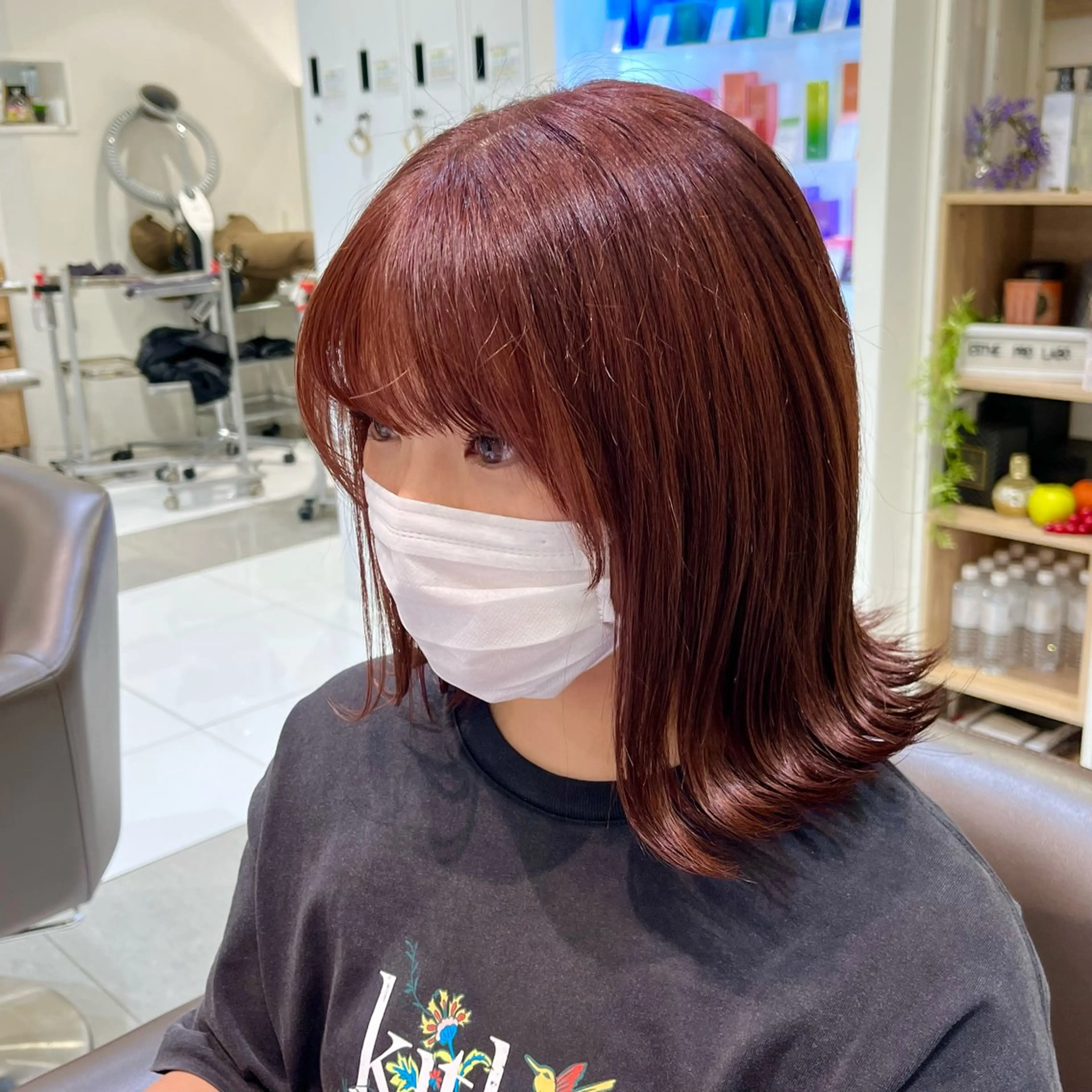 ミディアム ヘアカラー 🎀tomoka /透明感カラー🎀のヘアスタイル