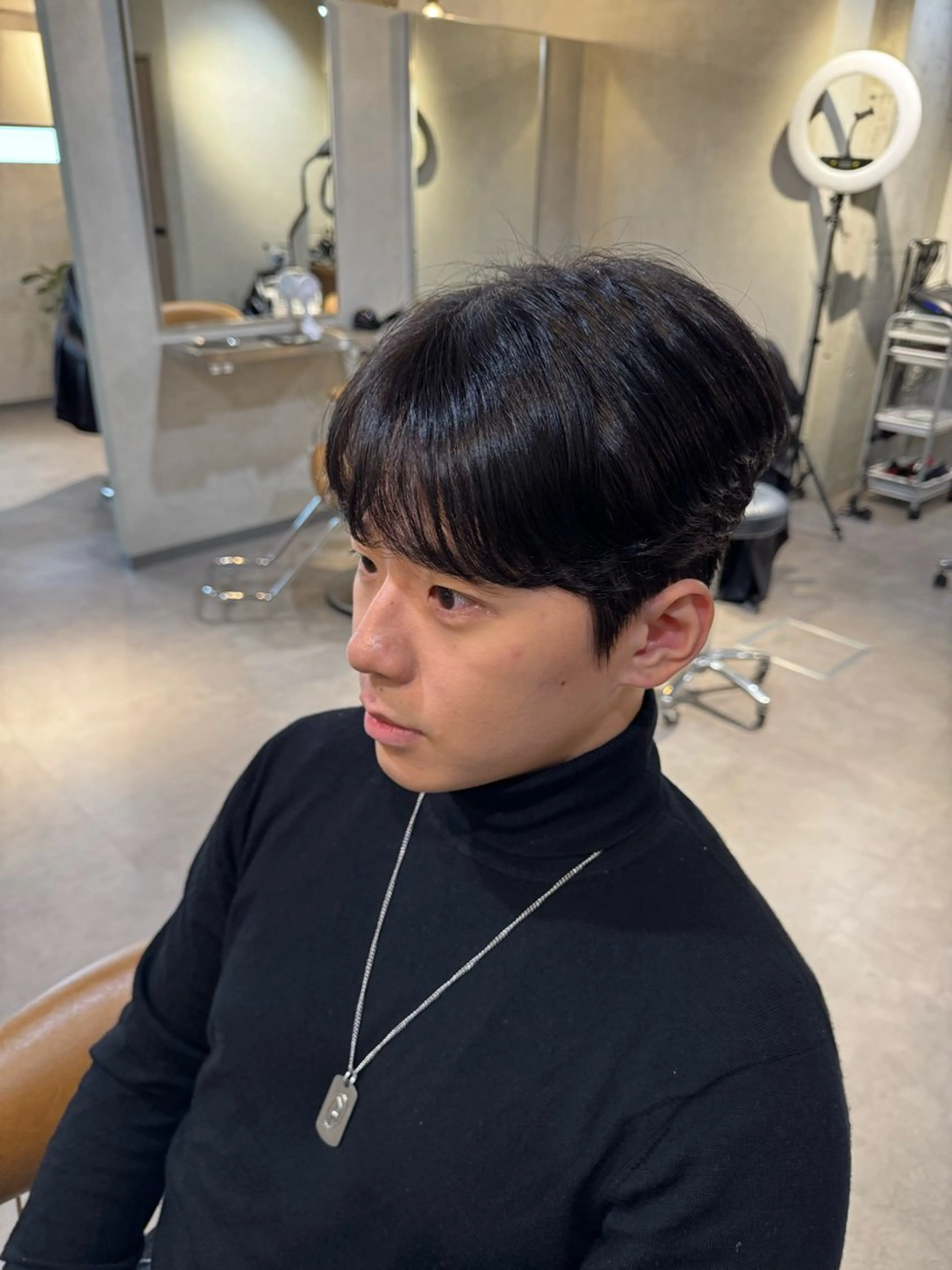 ミディアム PARU hair salonのヘアスタイル