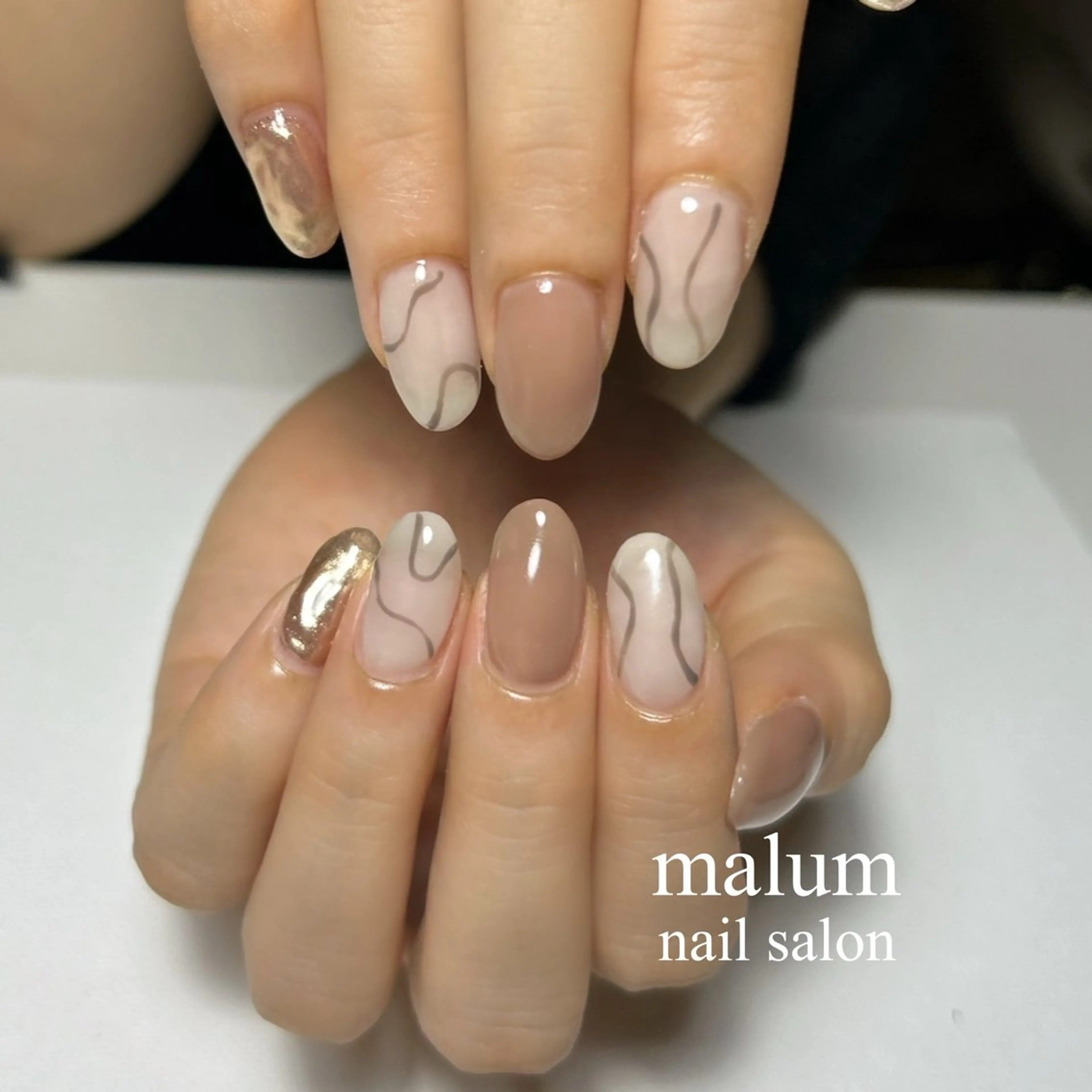 ネイル ハンドネイル malum nailのネイルデザイン