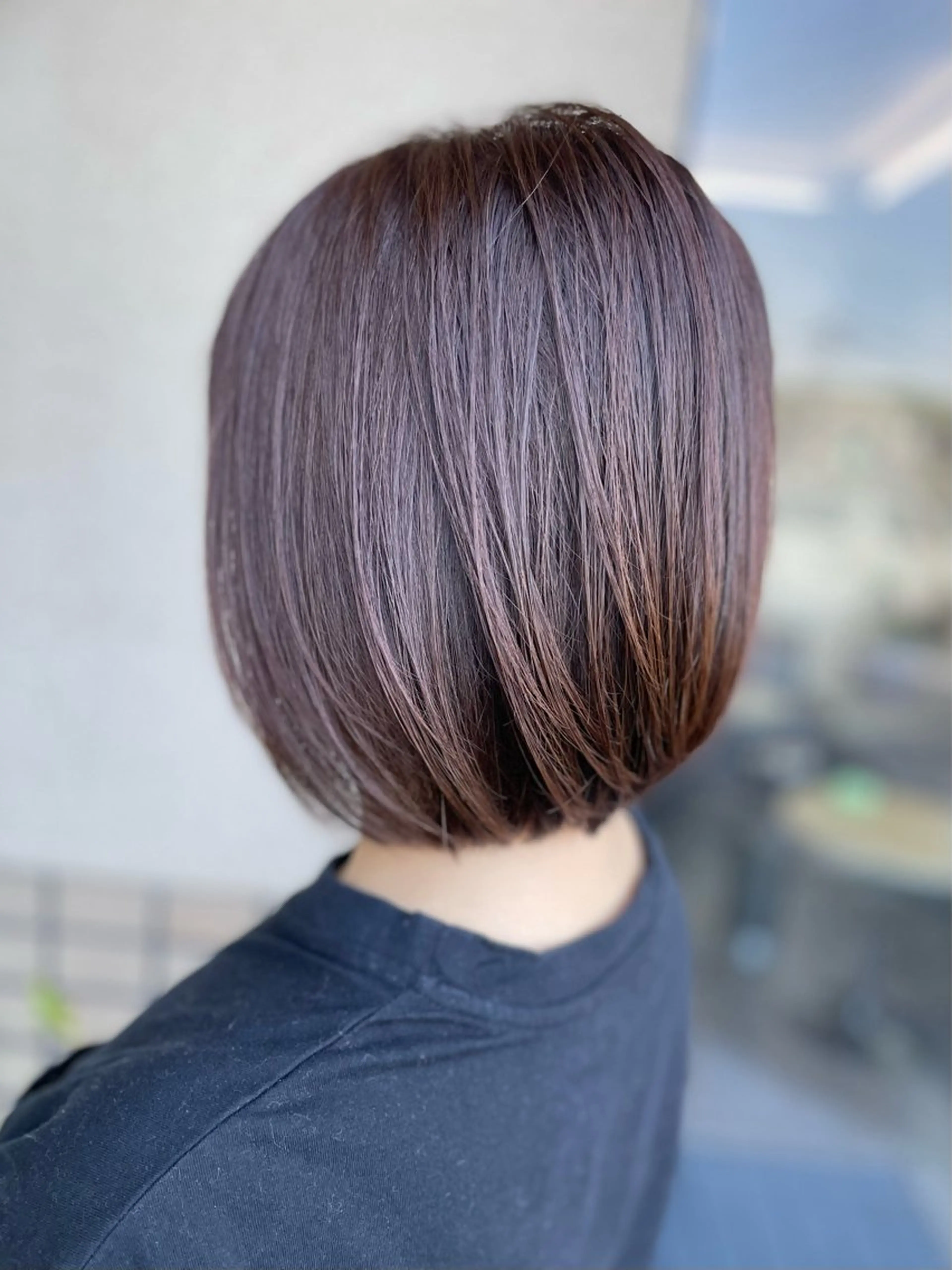 ショート カラー アッシュ ベージュカラー ボブ 沢田 瞳のヘアスタイル