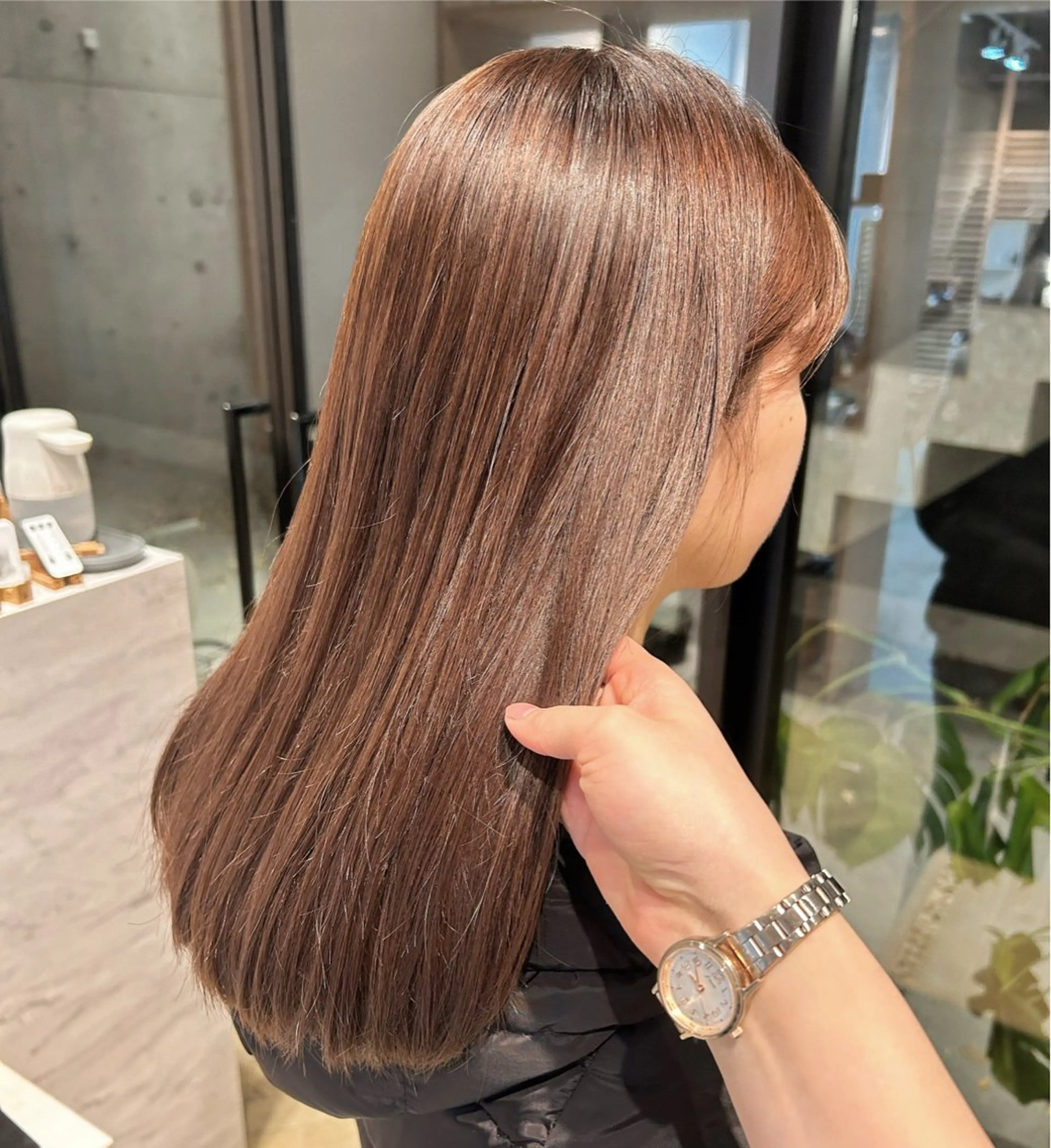 セミロング カラー ブラウンカラー 透明感/ダブルカラー /kazui🐈のヘアスタイル