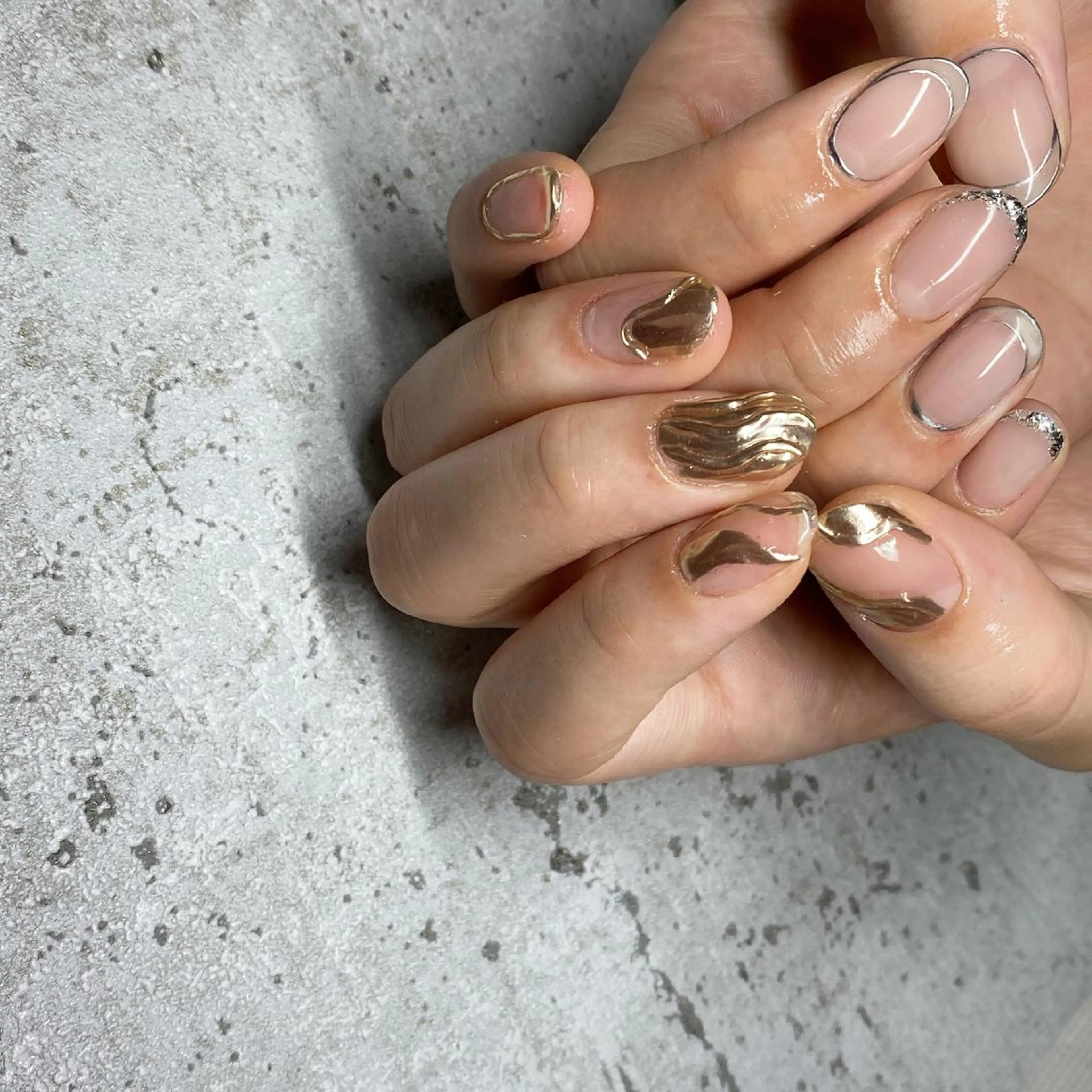 ネイル JERRIE 　 韓国ネイル/自爪育成所属・✴︎JERRIE✴︎ 浮かない◎折れない◎のネイルデザイン