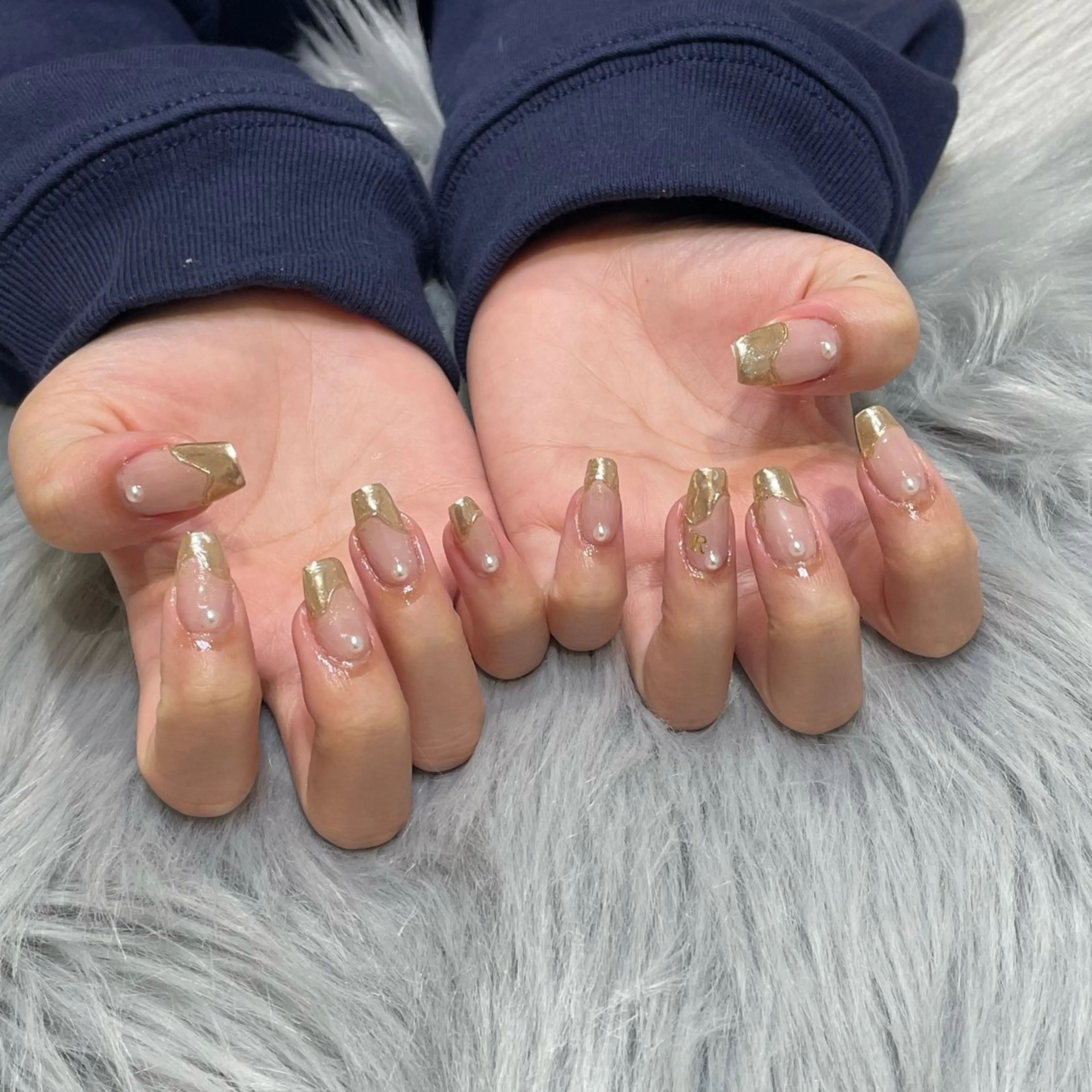 ネイル ラメ(グリッター) ハンドネイル RICO NAIL所属・RICO Nail パーツつけ放題🌈のネイルデザイン