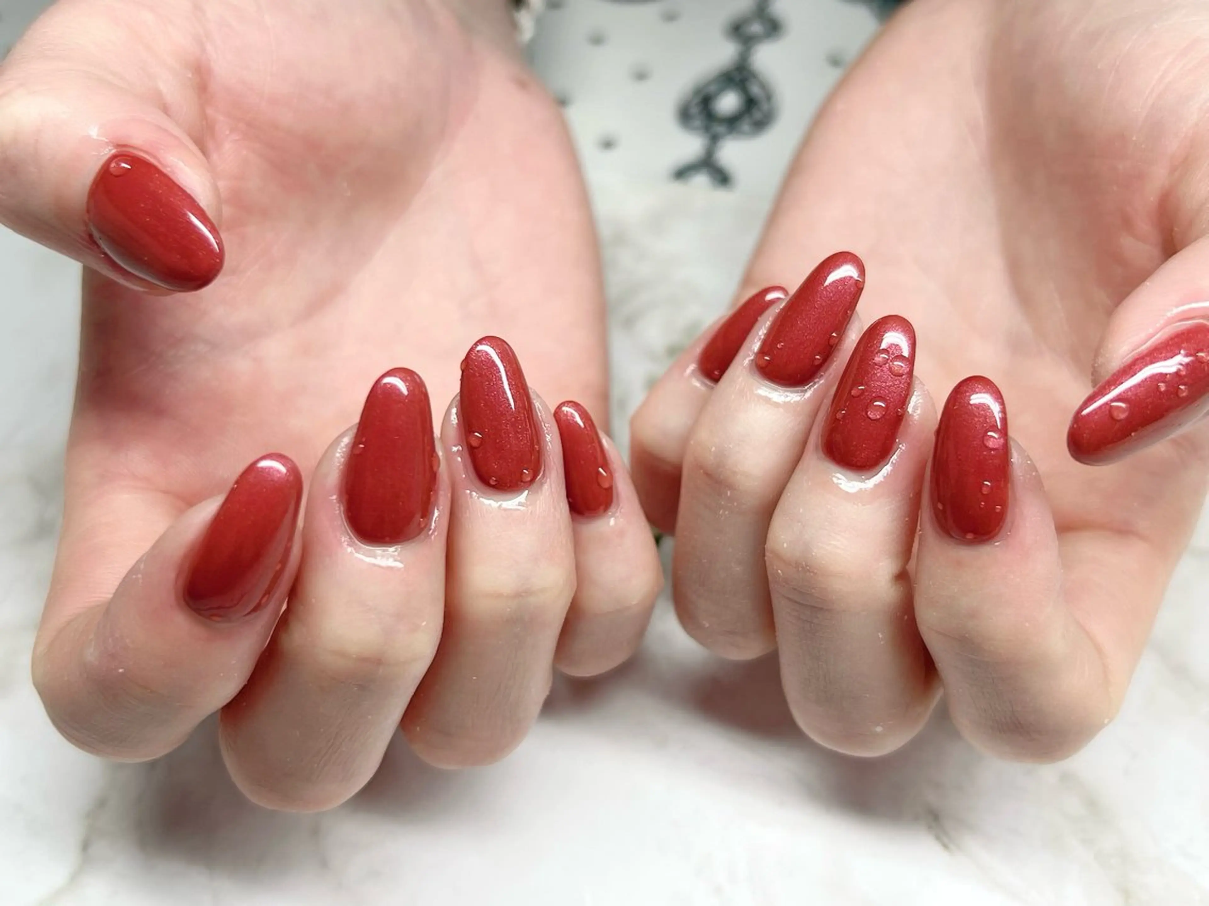 ネイル ワンカラーネイル ハンドネイル NailSalon MAHINAのネイルデザイン