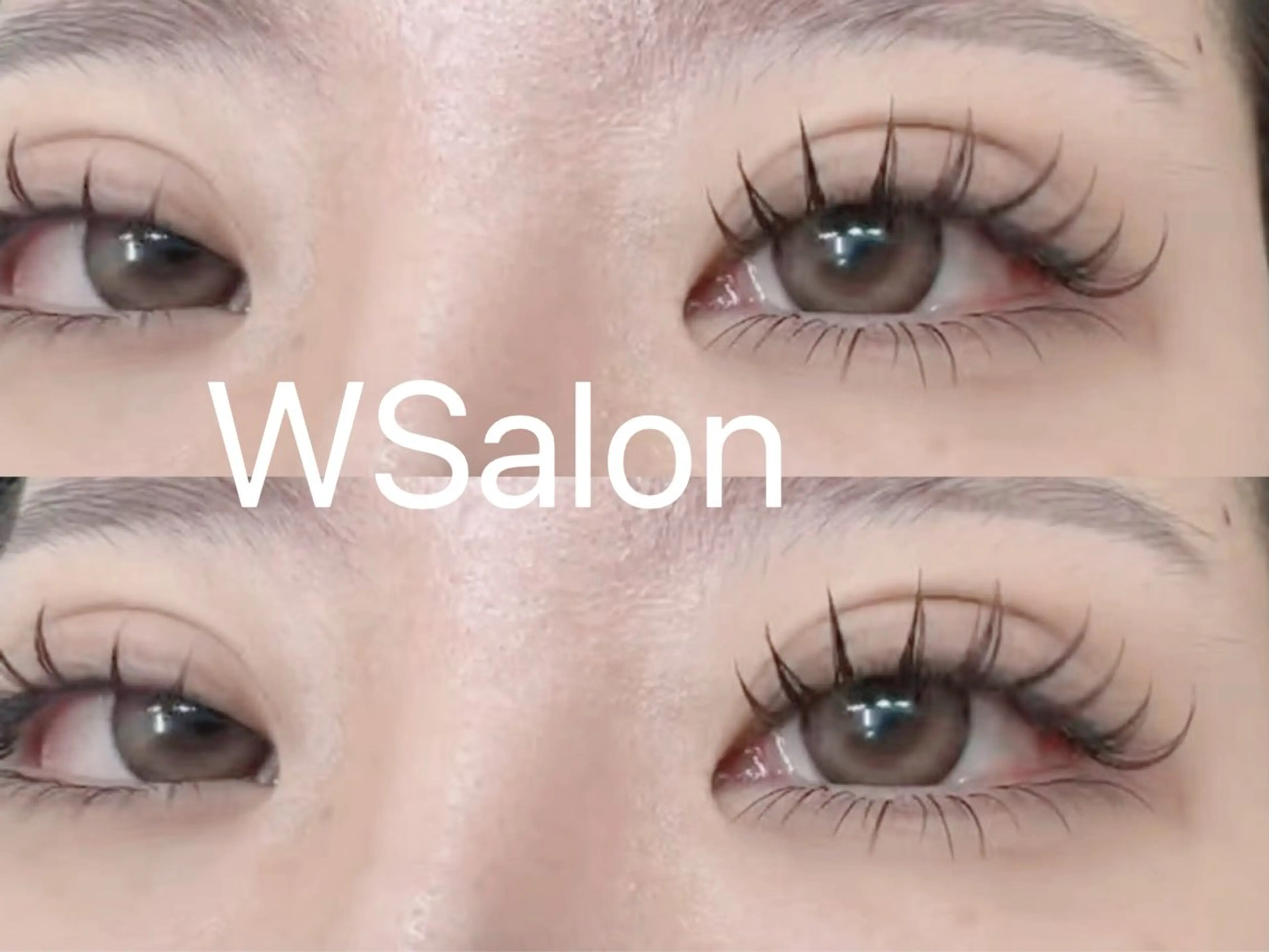 マツエク・マツパ 付け放題 バインドロック カラーマツエク フラットラッシュ 韓国風マツエク W Salon アイラッシュのマツエク・マツパデザイン