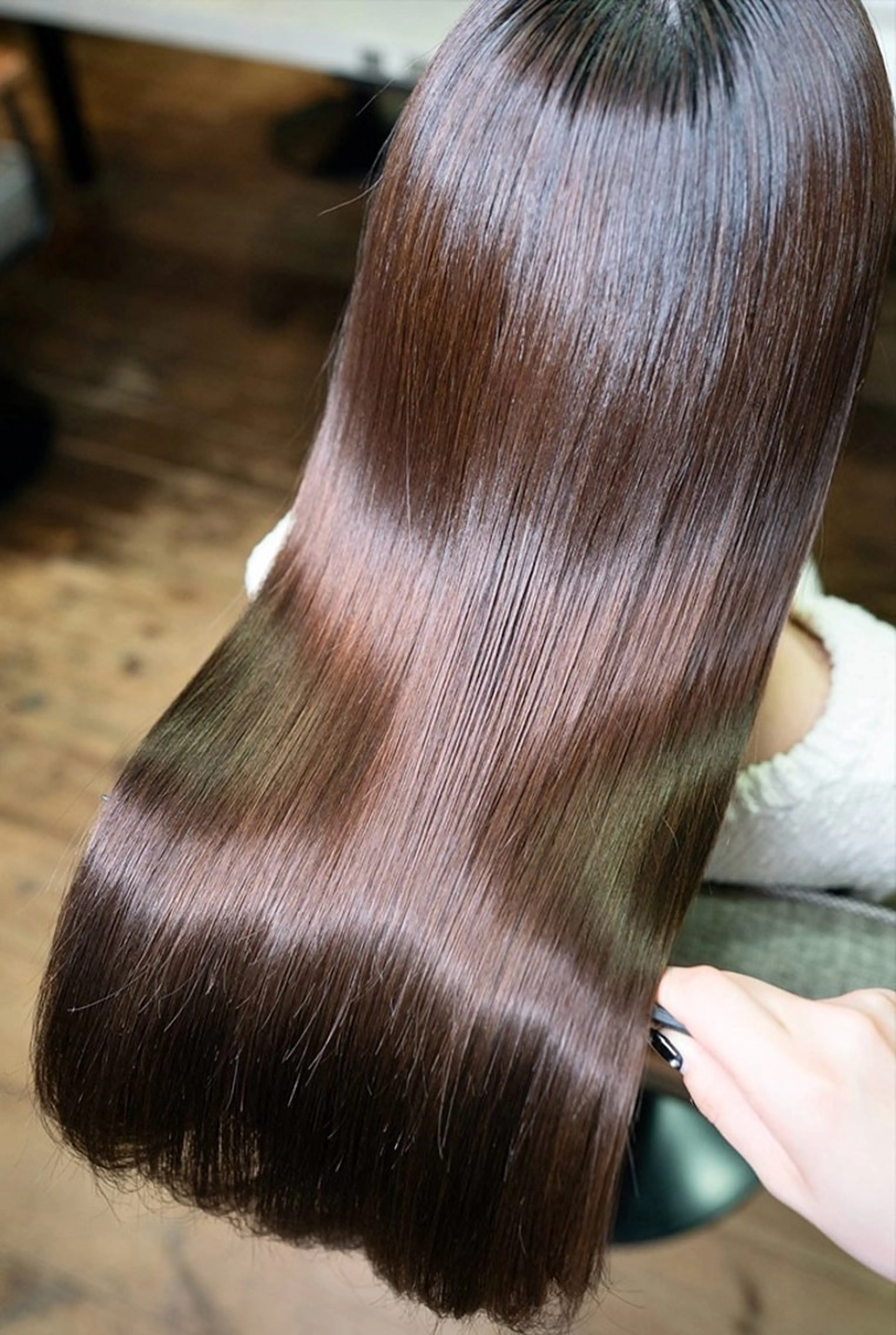 🔷【ご新規様限定クーポン💖】話題の酸性ストレート＋艶感カラー¥15200の写真